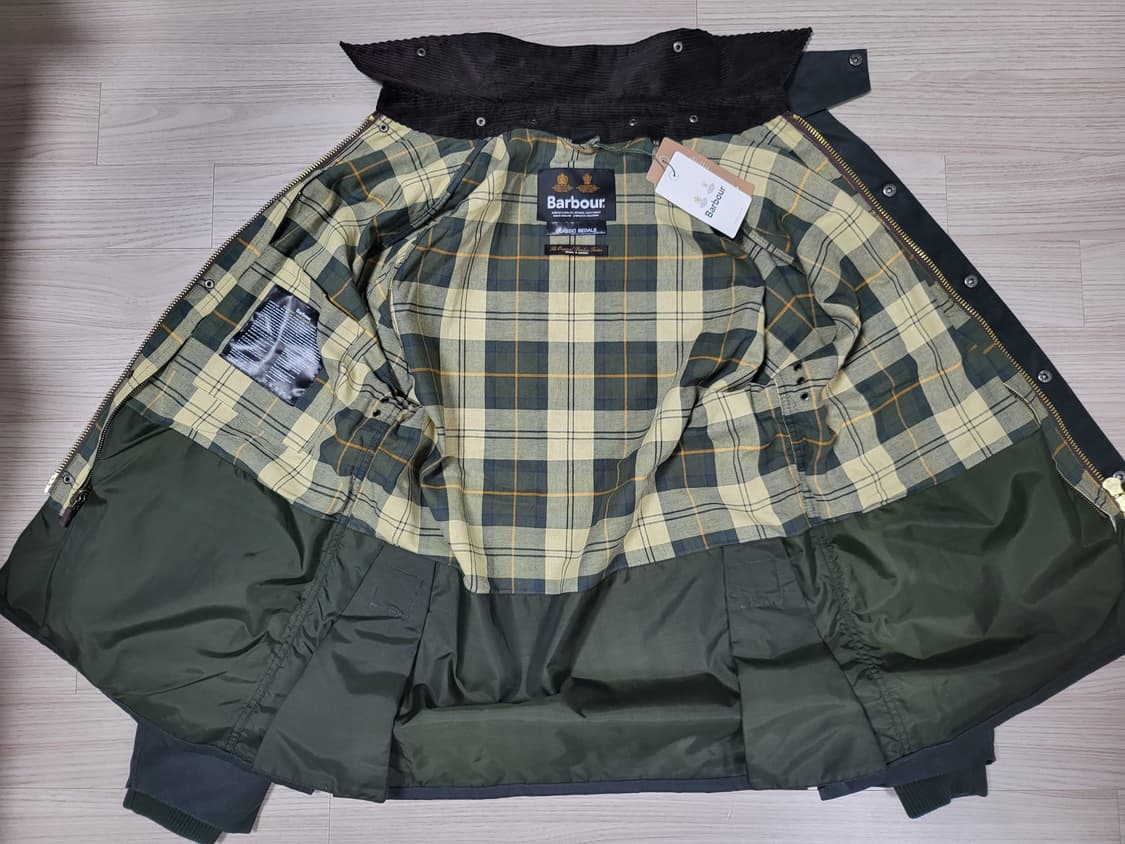 바버 클레식 비데일 왁스 자켓 세이지(40사이즈) 새상품 상품이미지6