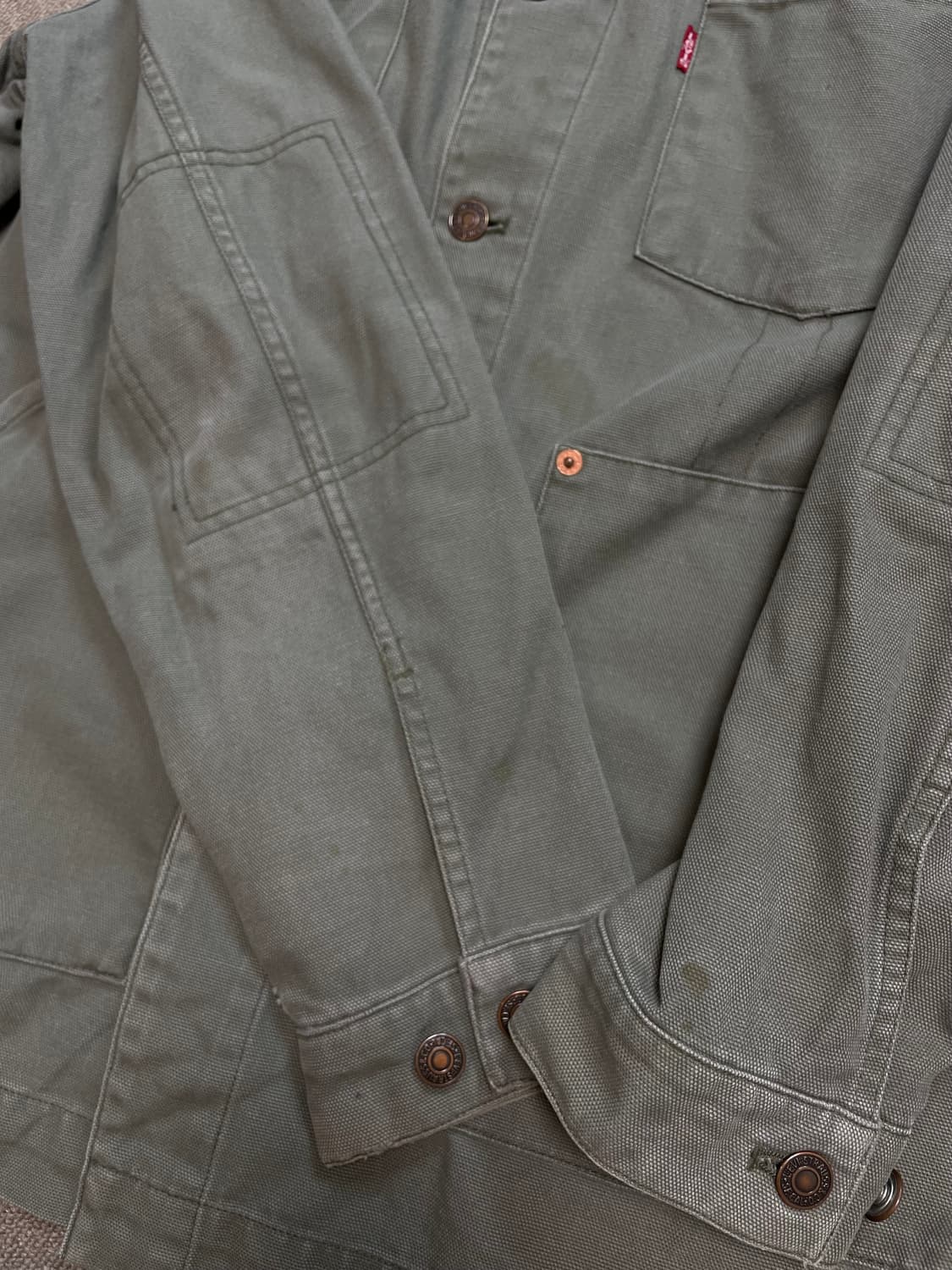 (L-100) 리바이스 레드탭 코튼 워크자켓 상품이미지6
