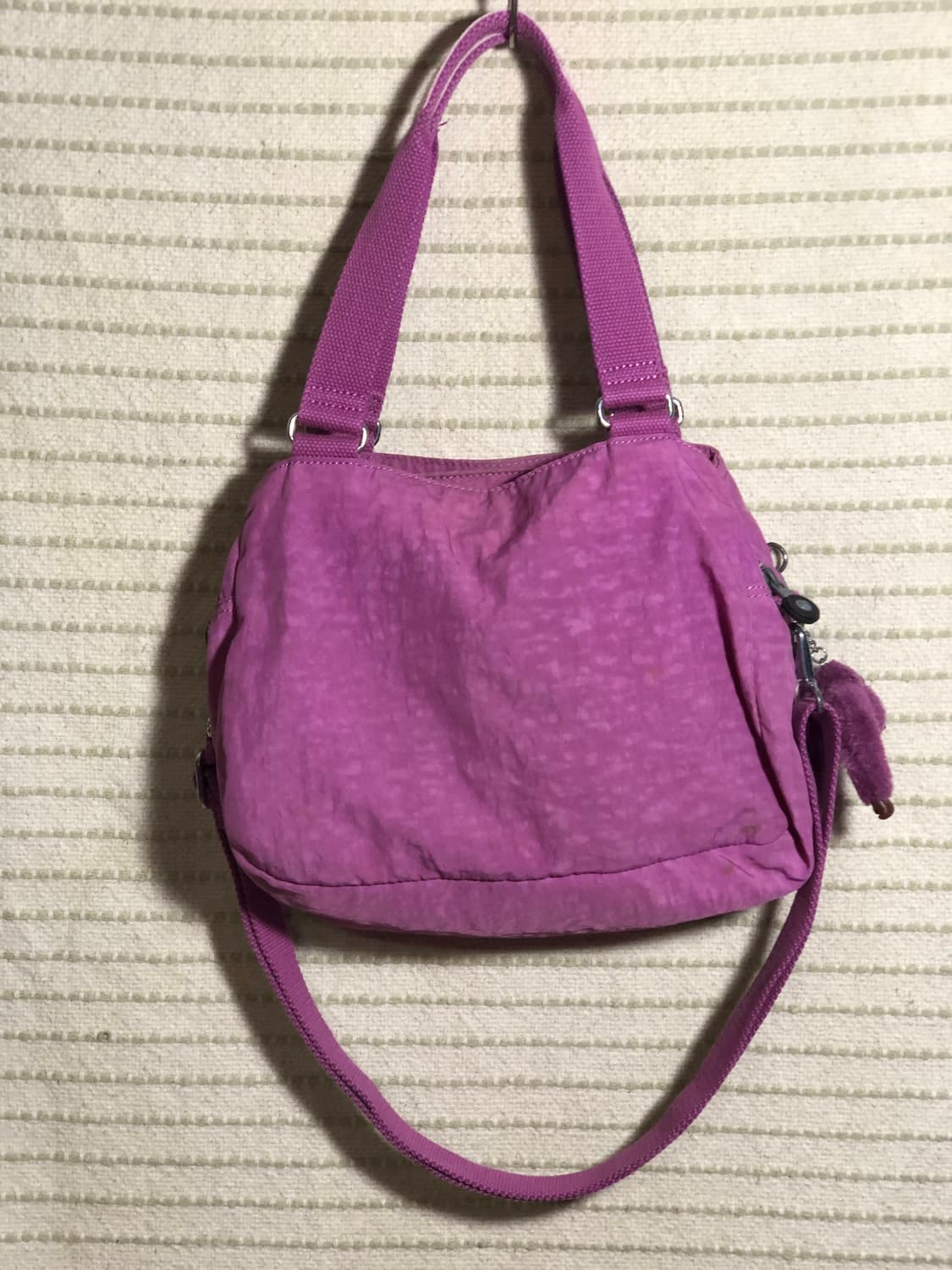 빈티지 키플링 Y2K 나일론 퍼플 숄더백 크로스백 상품이미지2