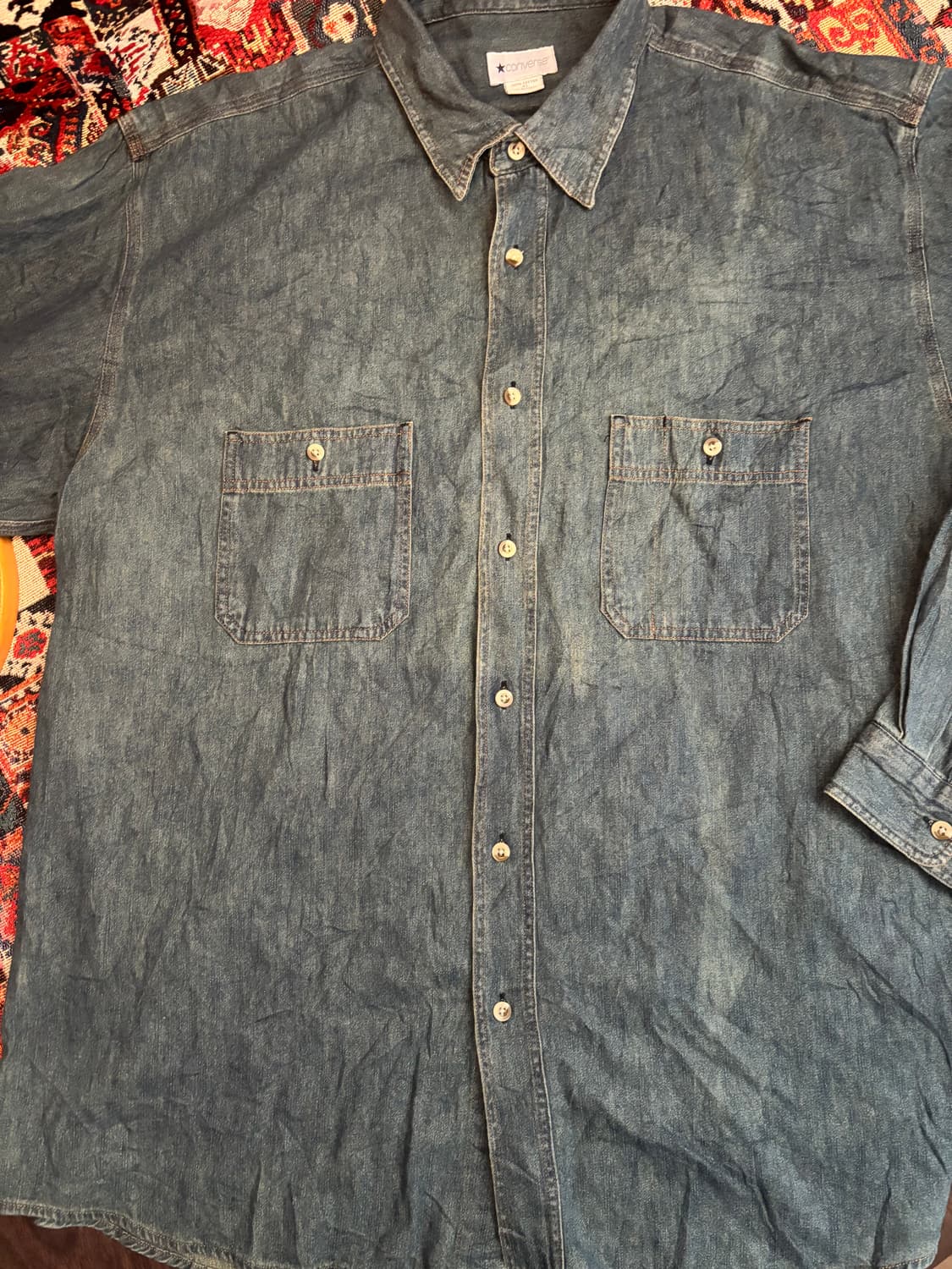 Converse 90s Classic indigo denim shirt 상품이미지5