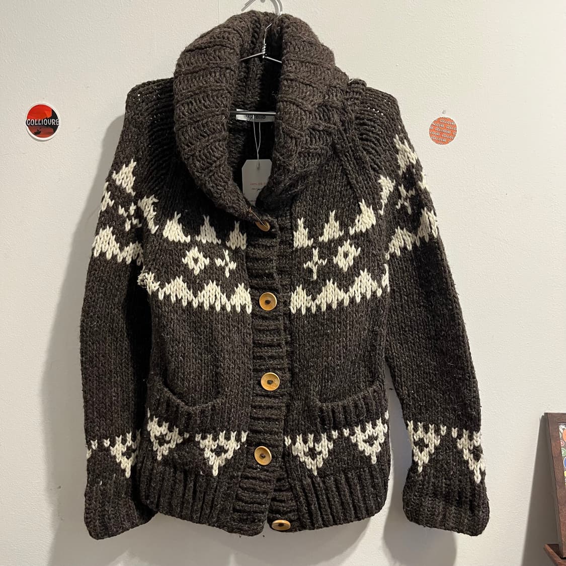 빈티지 울 숄카라 코위찬 상품이미지1