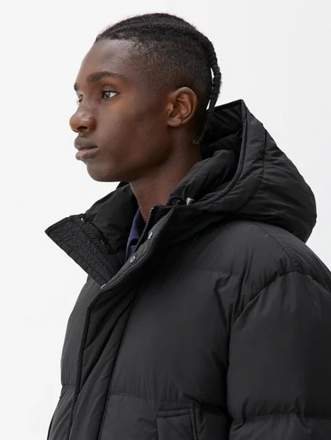 아르켓 다운 롱패딩 블랙 상품이미지3