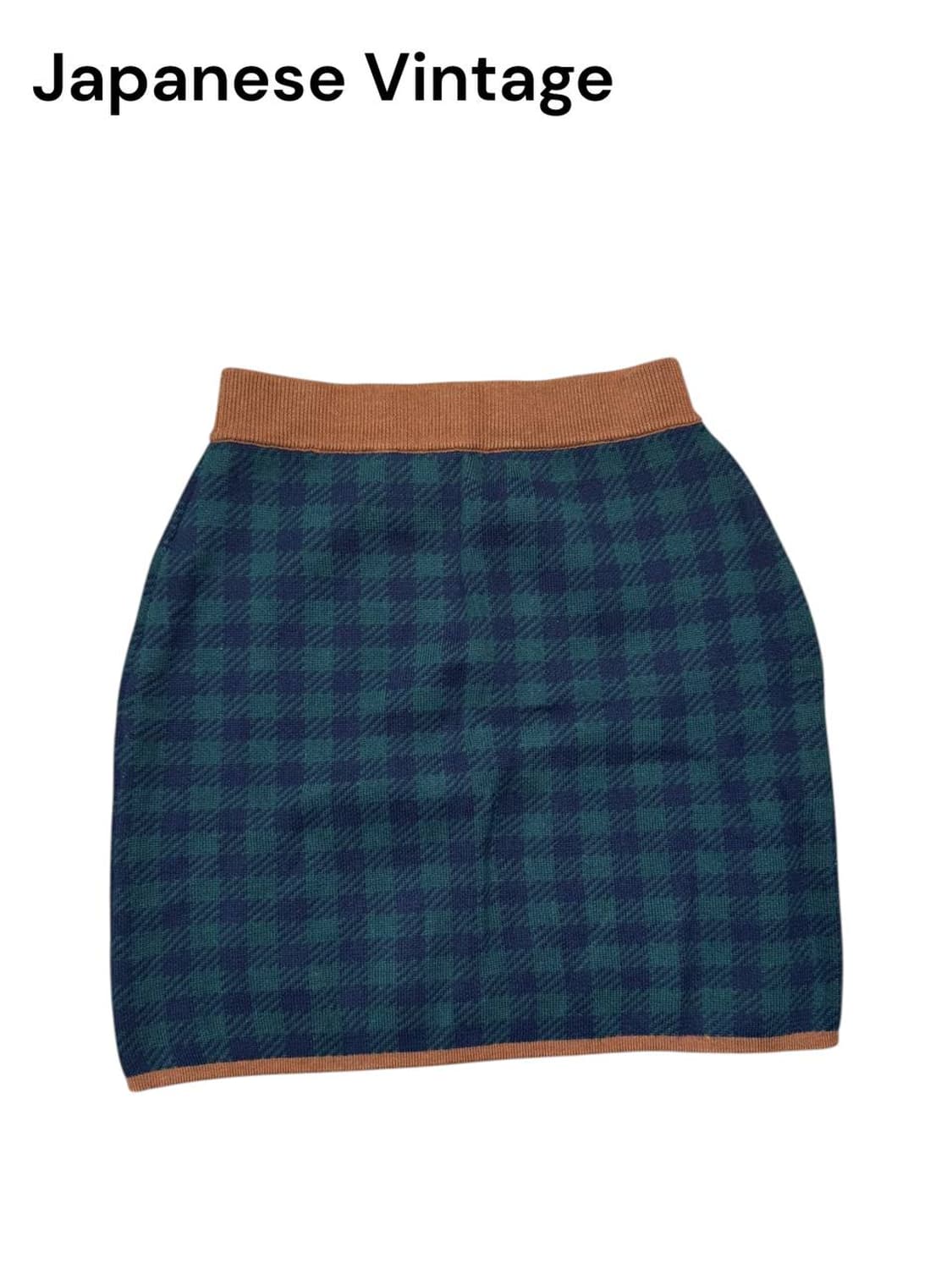 Japanese Vintage TINA JOJUN 체크 미니 스커트(W) 상품이미지1