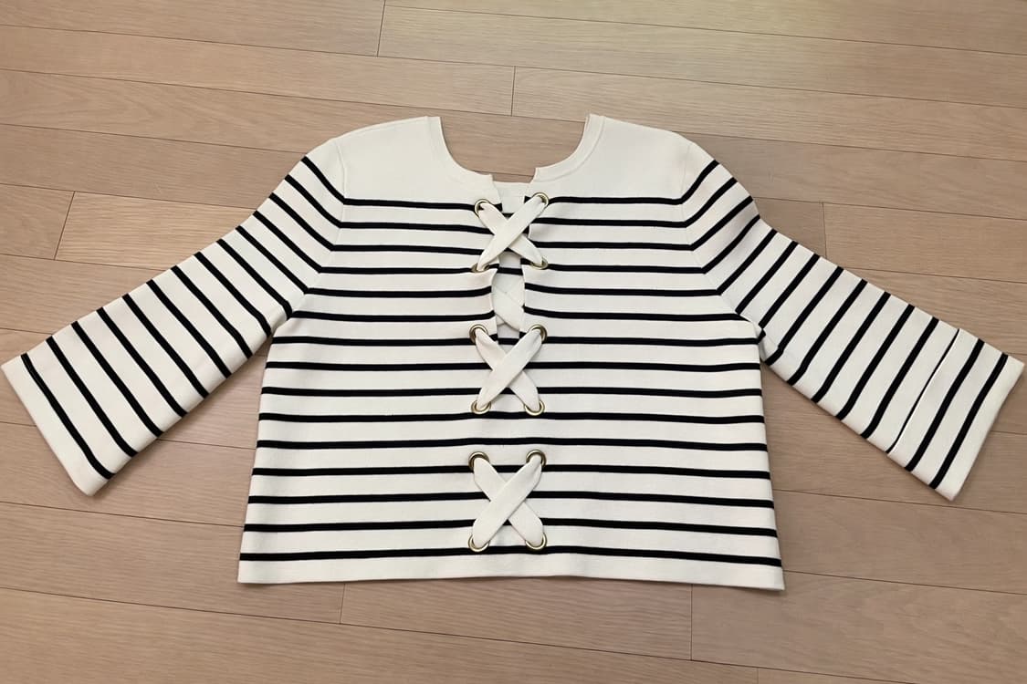 [2회착] maje 사랑스러운 스트라이프 니트 마쥬 스웨터 상품이미지2