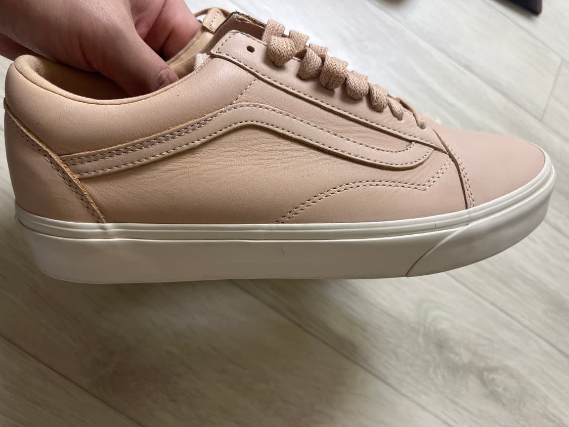 Vans 반스 올드스쿨 베지터블 레더 탄 US9 270 반더스킴 상품이미지4