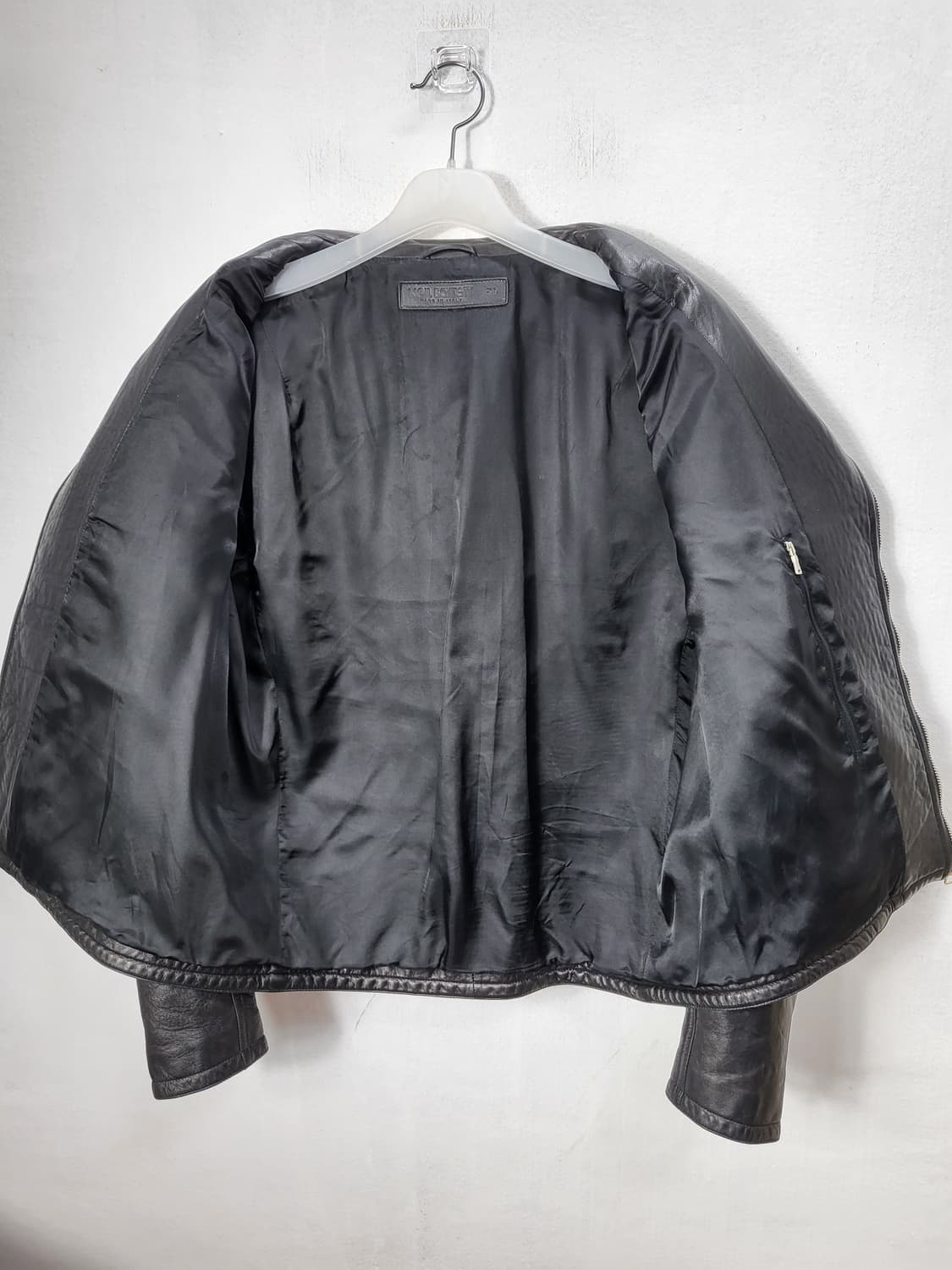 닐바렛 블랙 양가죽 라이더 자켓 105 XL 상품이미지10