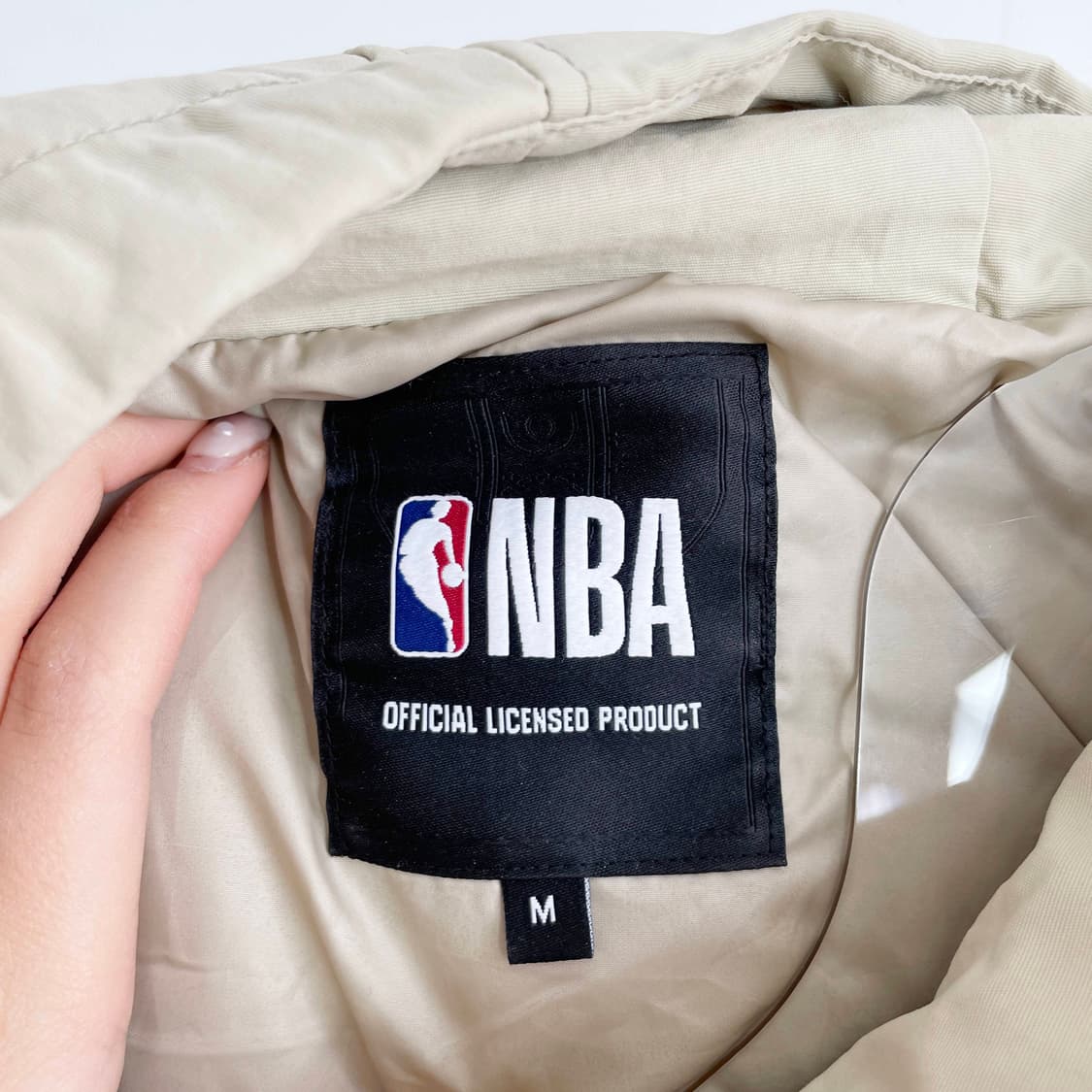 D2 NBA GSW 에코 플리스 하이브리드 패딩 아노락 M사이즈 상품이미지7