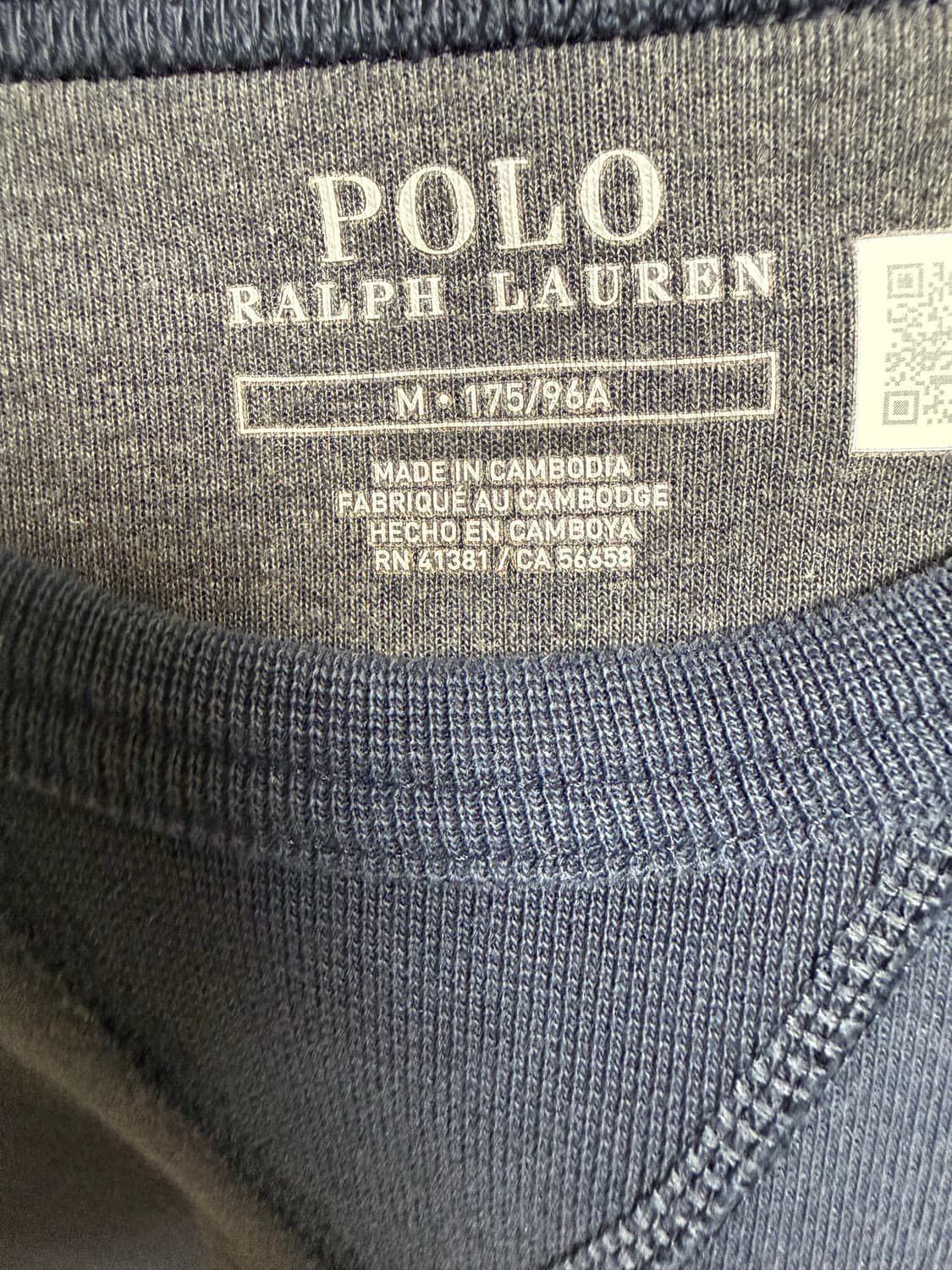 폴로 랄프로렌 더블 니트 스웨트셔츠 M 상품이미지3