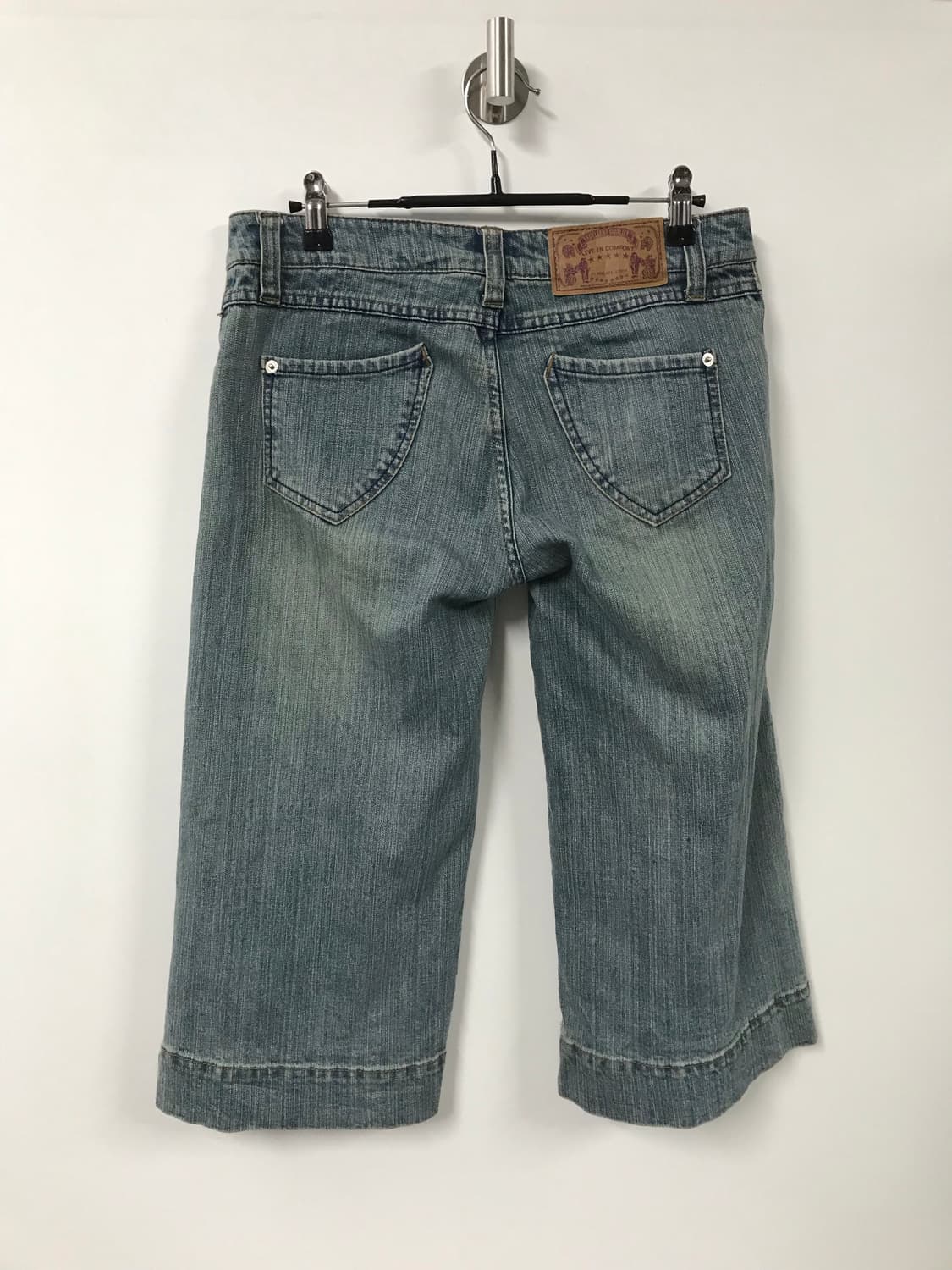 빈티지 카프리 데님팬츠 상품이미지3
