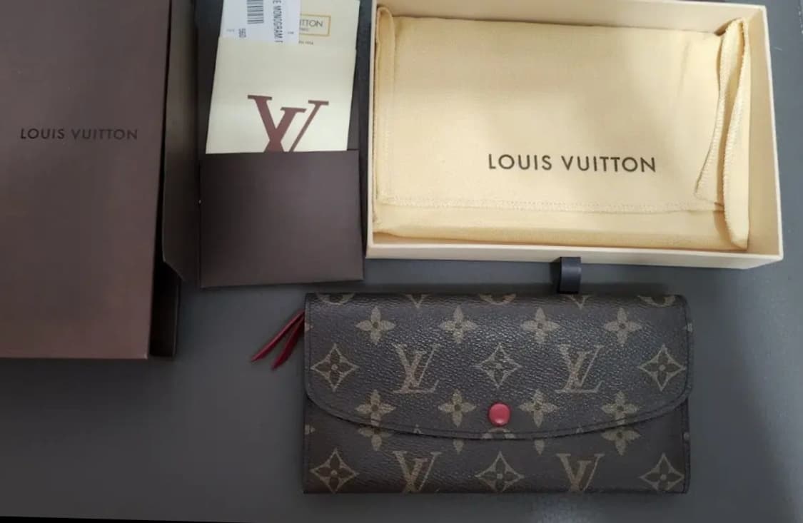 M60136 루이비통 모노그램 에밀리월렛 에밀리월릿 레드 장지갑 상품이미지1