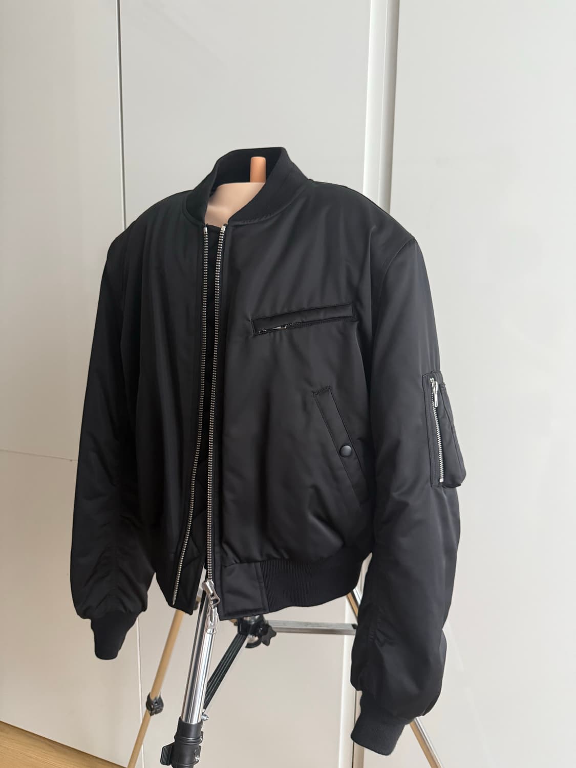 토니웩 크롭 패디드 블루종 항공점퍼 ma-1 봄버 자켓 M 상품이미지2