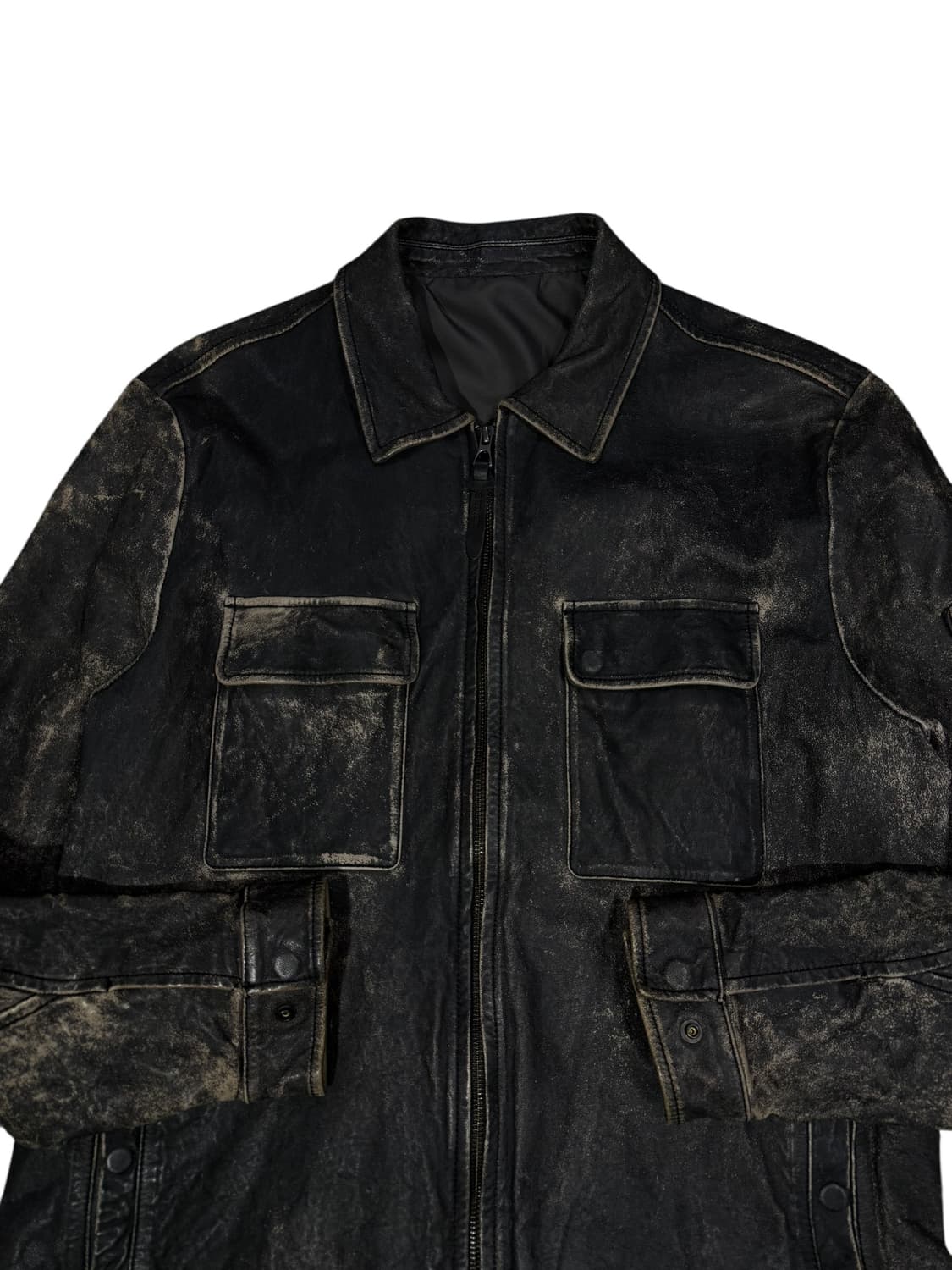 Series 시리즈 쉽스킨 레더 자켓 포데로사 상품이미지2