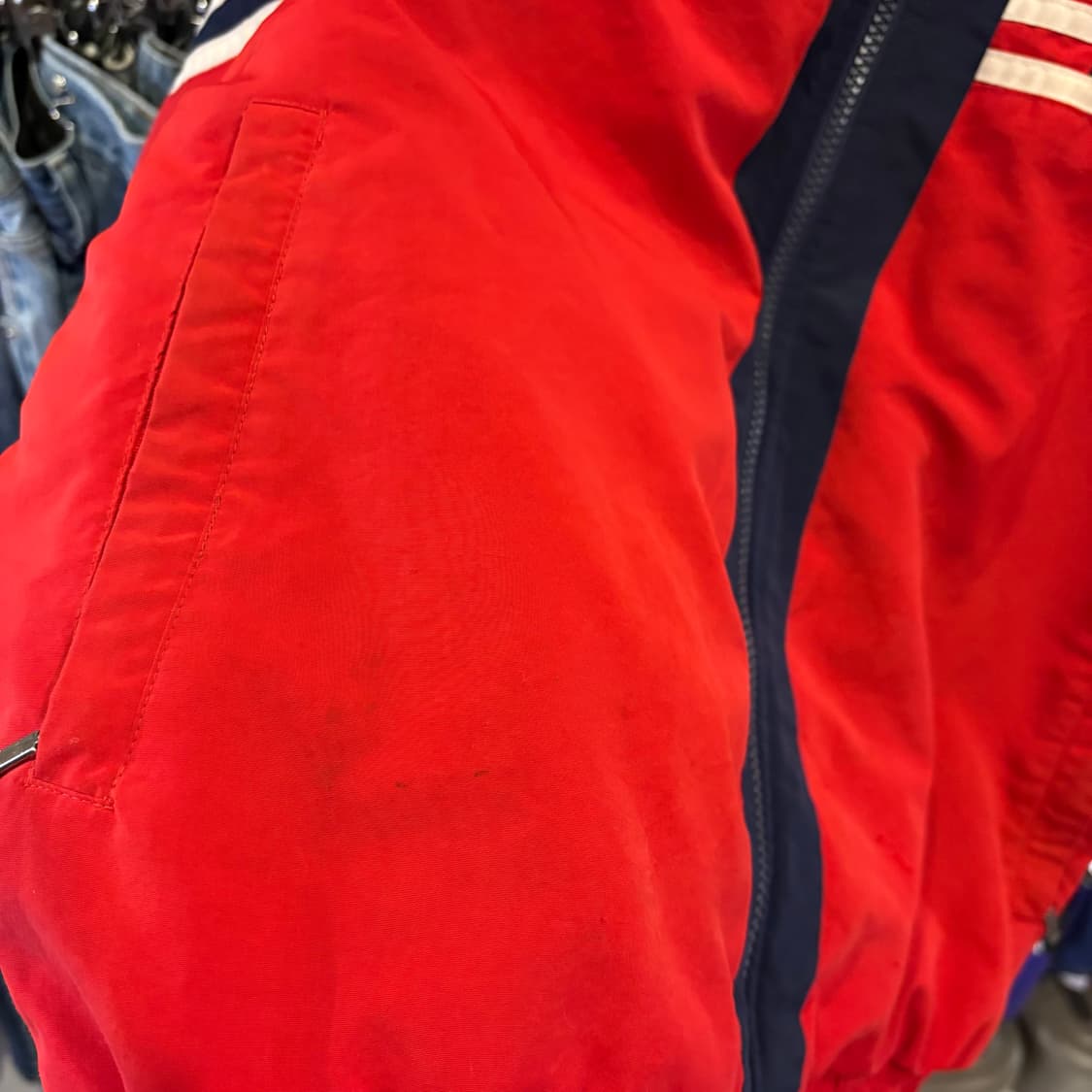 아디다스 올드스쿨 이너퀄팅 후드 배색 자켓 상품이미지5