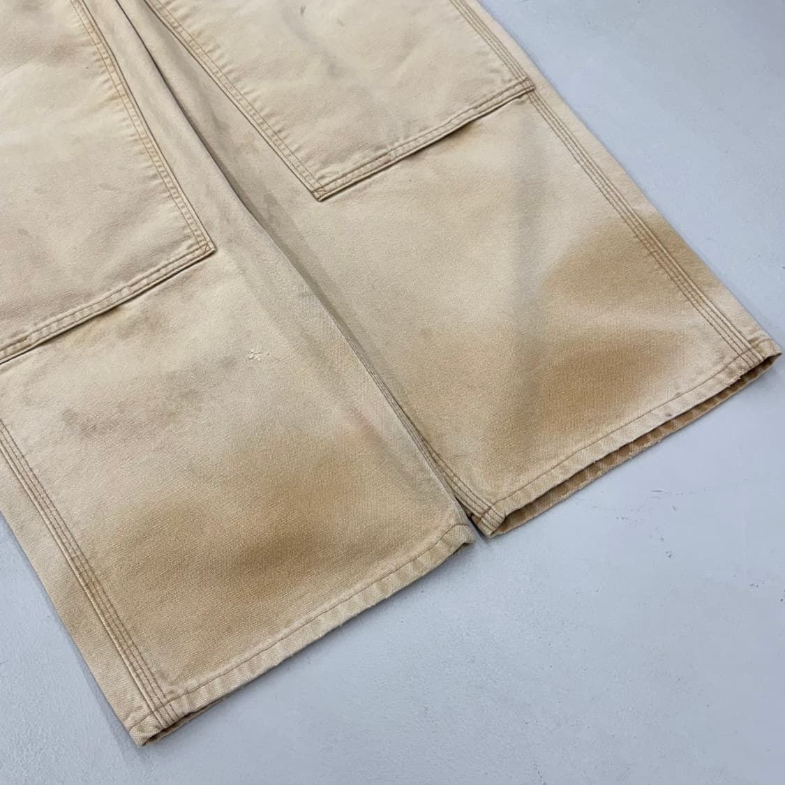 칼하트 OG 더블니 페이딩 카펜터 와이드 워크팬츠 상품이미지6