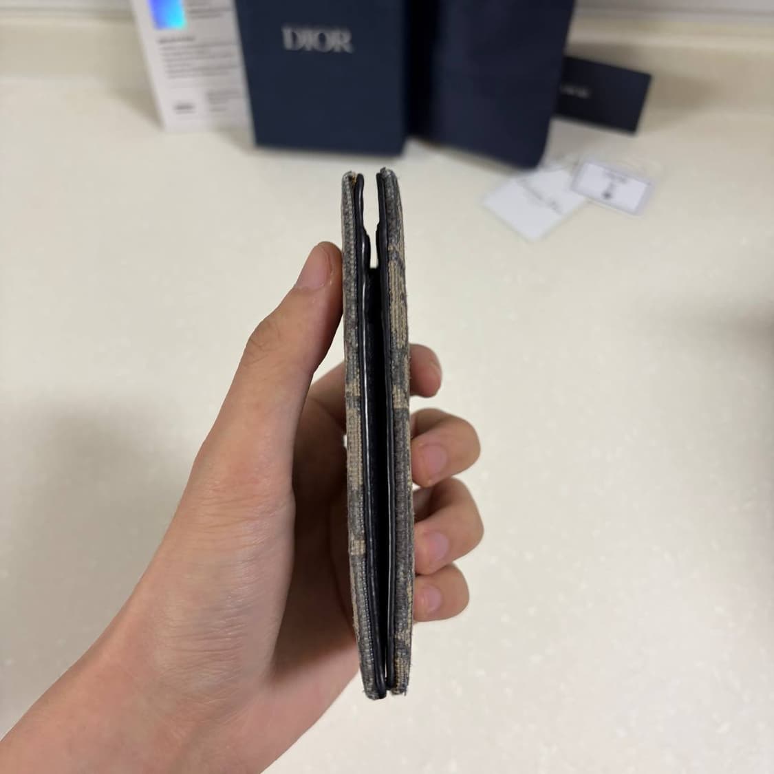 [크림판] 디올 오블리크 오거나이저 베이지 상품이미지2