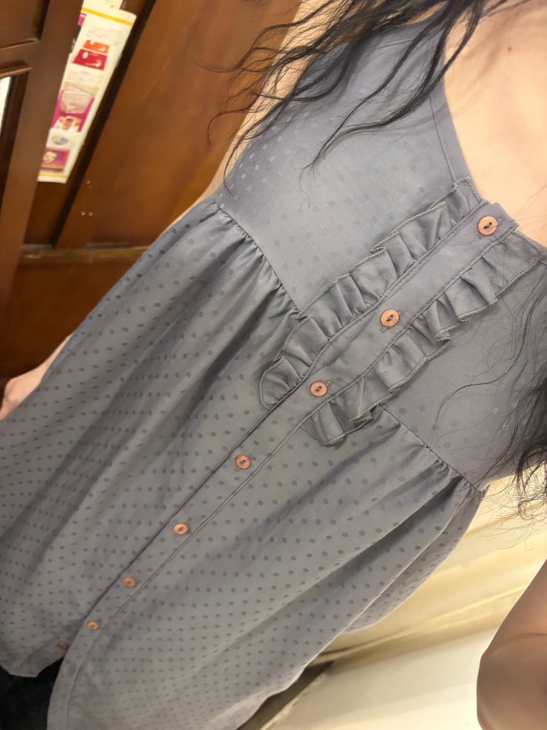 jpn vintage dot mini one-piece 상품이미지3