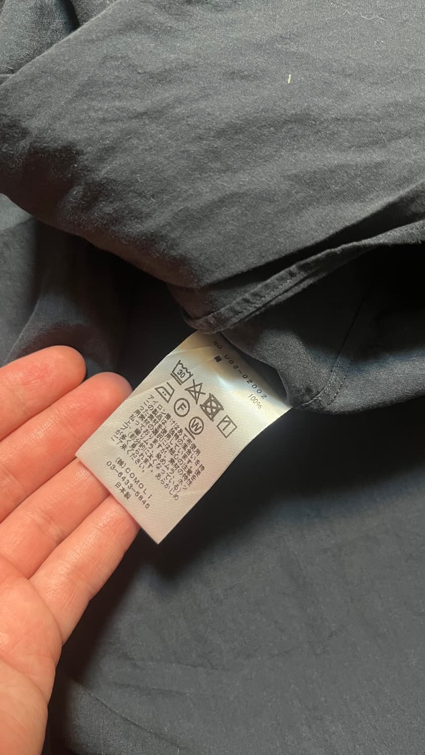 코모리 밴드칼라 셔츠 상품이미지3