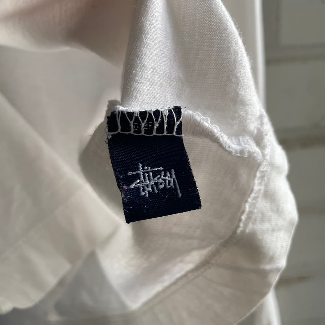 스투시 화이트 롱슬리브 상품이미지7