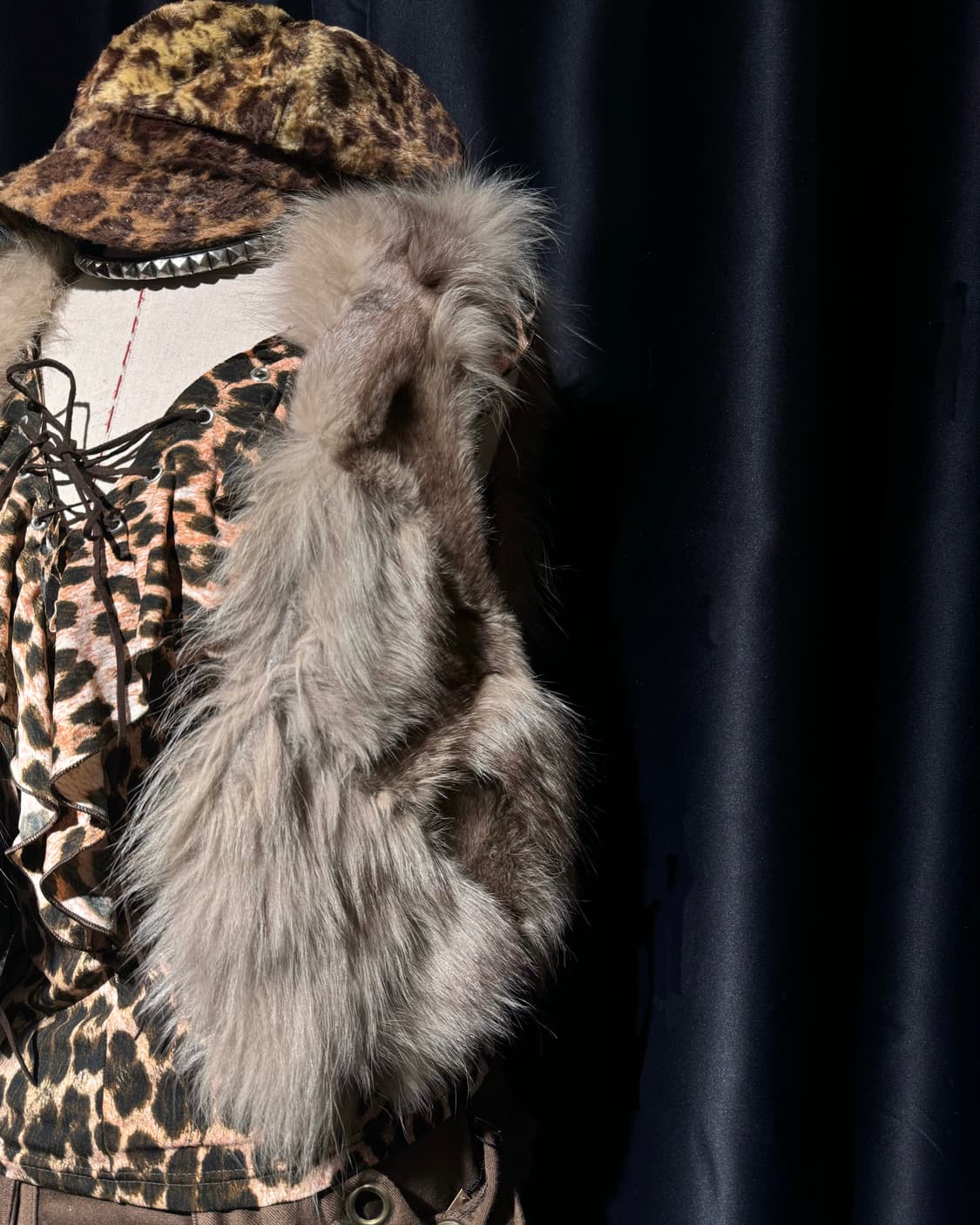 폭스 퍼 베스트 상품이미지1