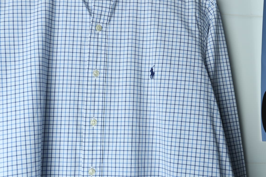 (L-XL) 폴로 랄프로렌 셔츠 남방 USA 잔체크 포니-H3H33990 상품이미지5