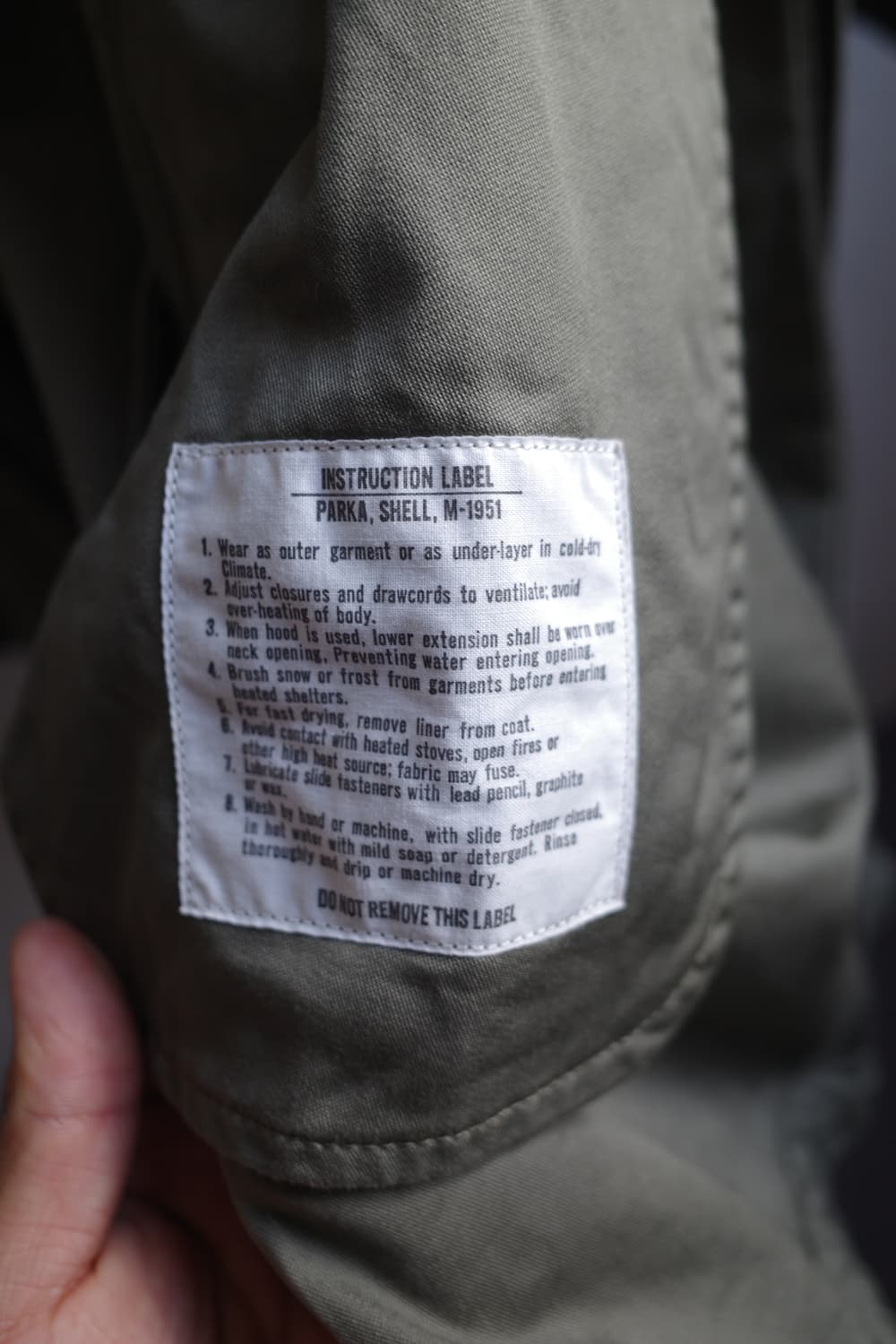 포브 팩토리 M-51 피쉬테일 파카입니다 상품이미지9