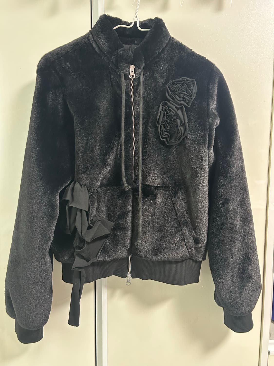 오픈와이와이 플리스 아플리케 자켓 상품이미지1