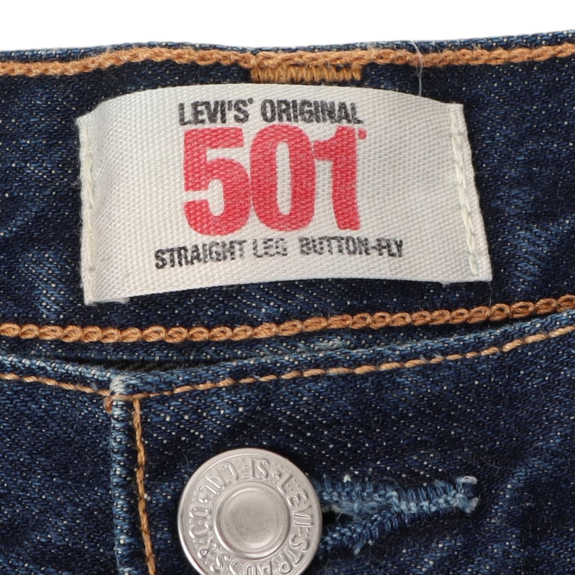 리바이스 501 스트레이트 레그 버튼플라이 워싱진 데님팬츠 상품이미지8