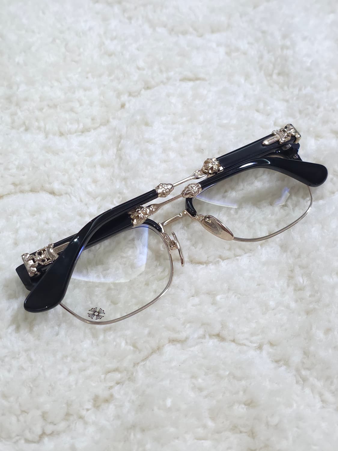 [OS] 크롬하츠 에바질리스트 안경 블랙 골드 상품이미지4