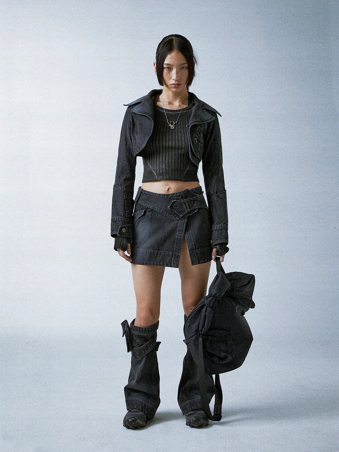 Aesynctx CROPPED BLAZER JACKET 상품이미지1