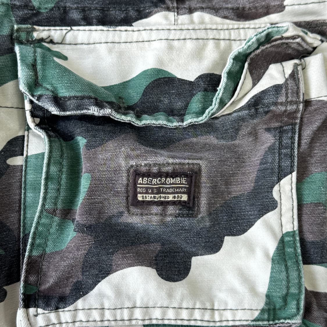 아베크롬비 og 밀리터리 카모 카고팬츠 36(32~) 상품이미지8