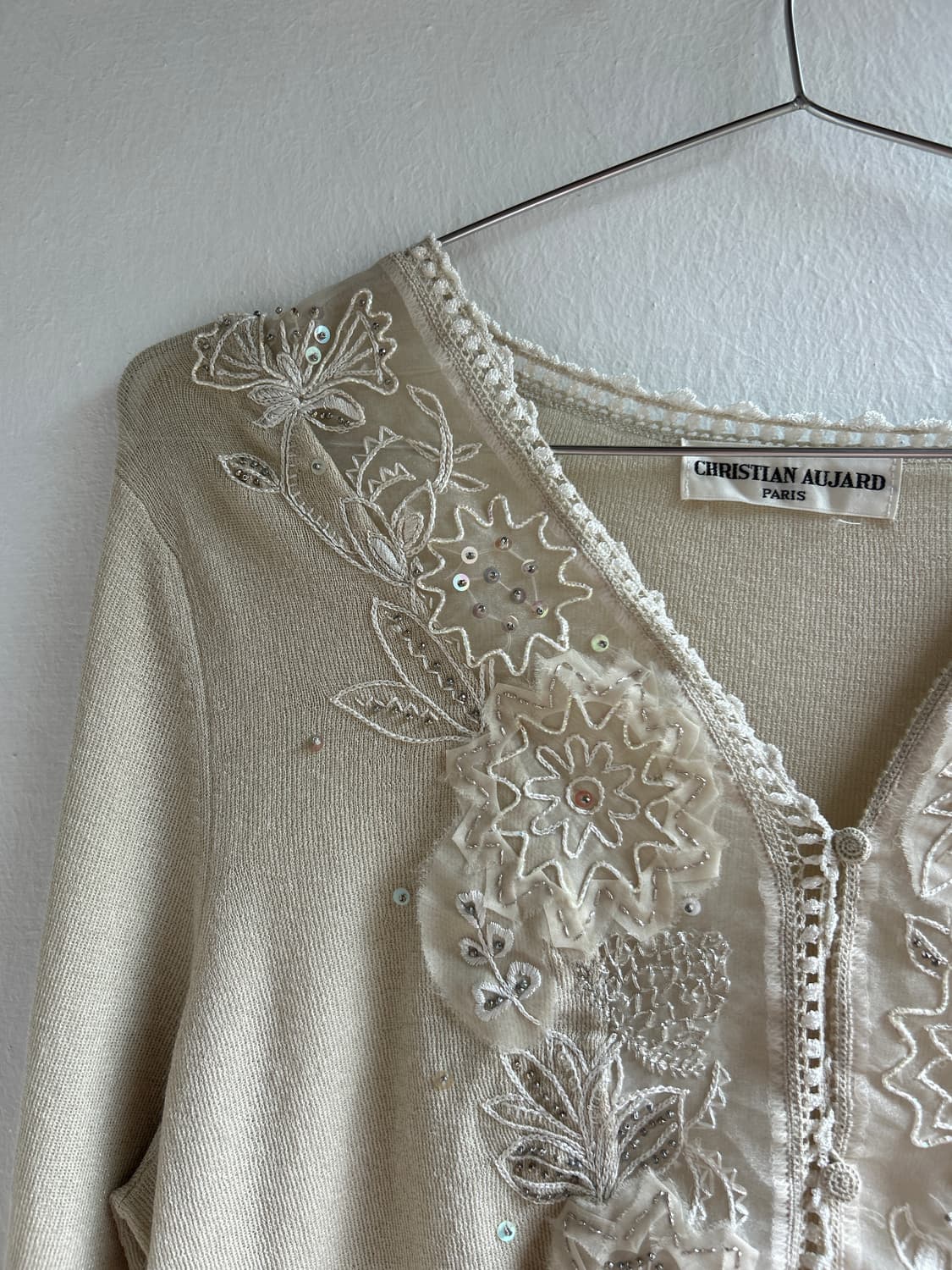 자수 비즈 가디건  상품이미지2