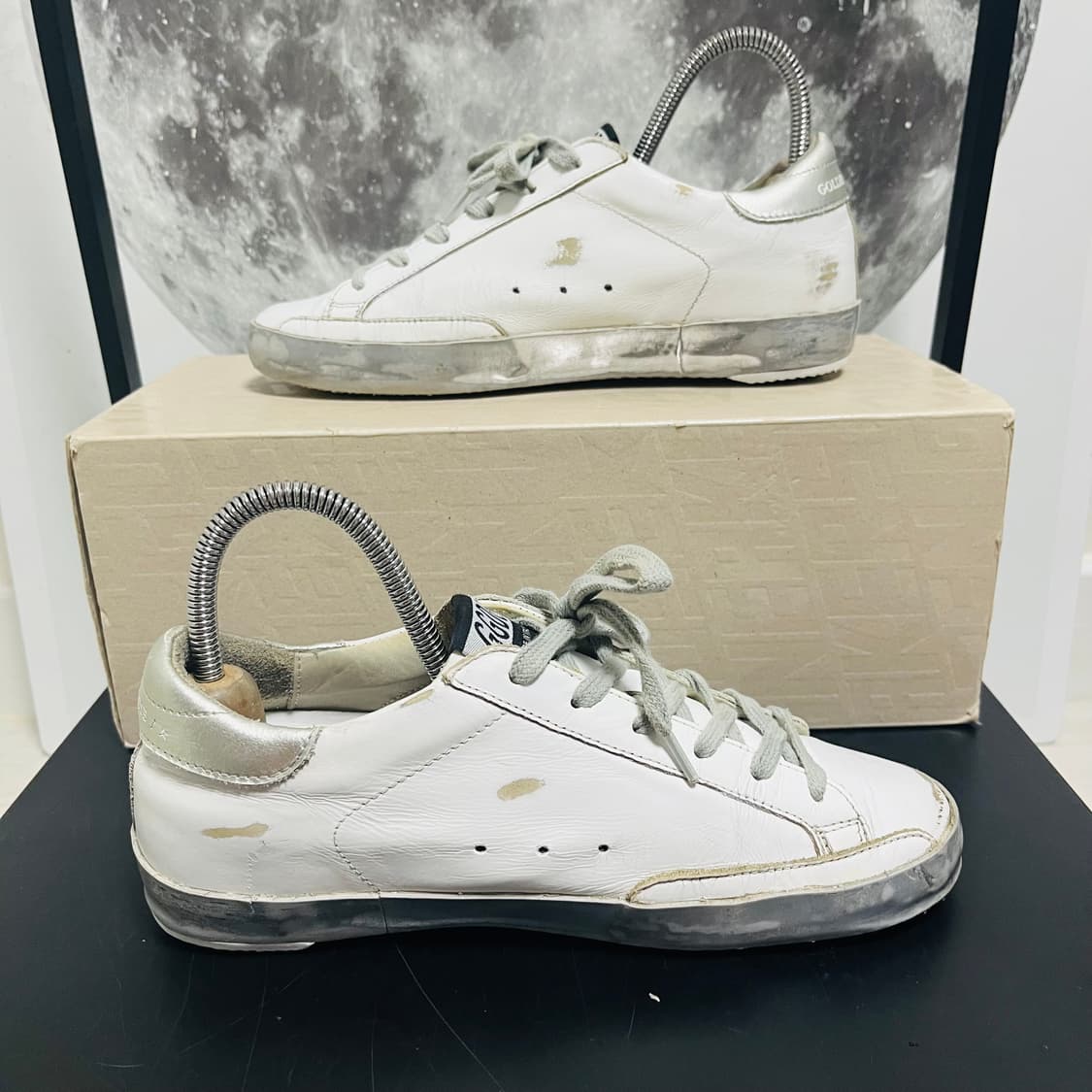 정품 36) 골든구스 스파클 실버 스니커즈 230~235 상품이미지2