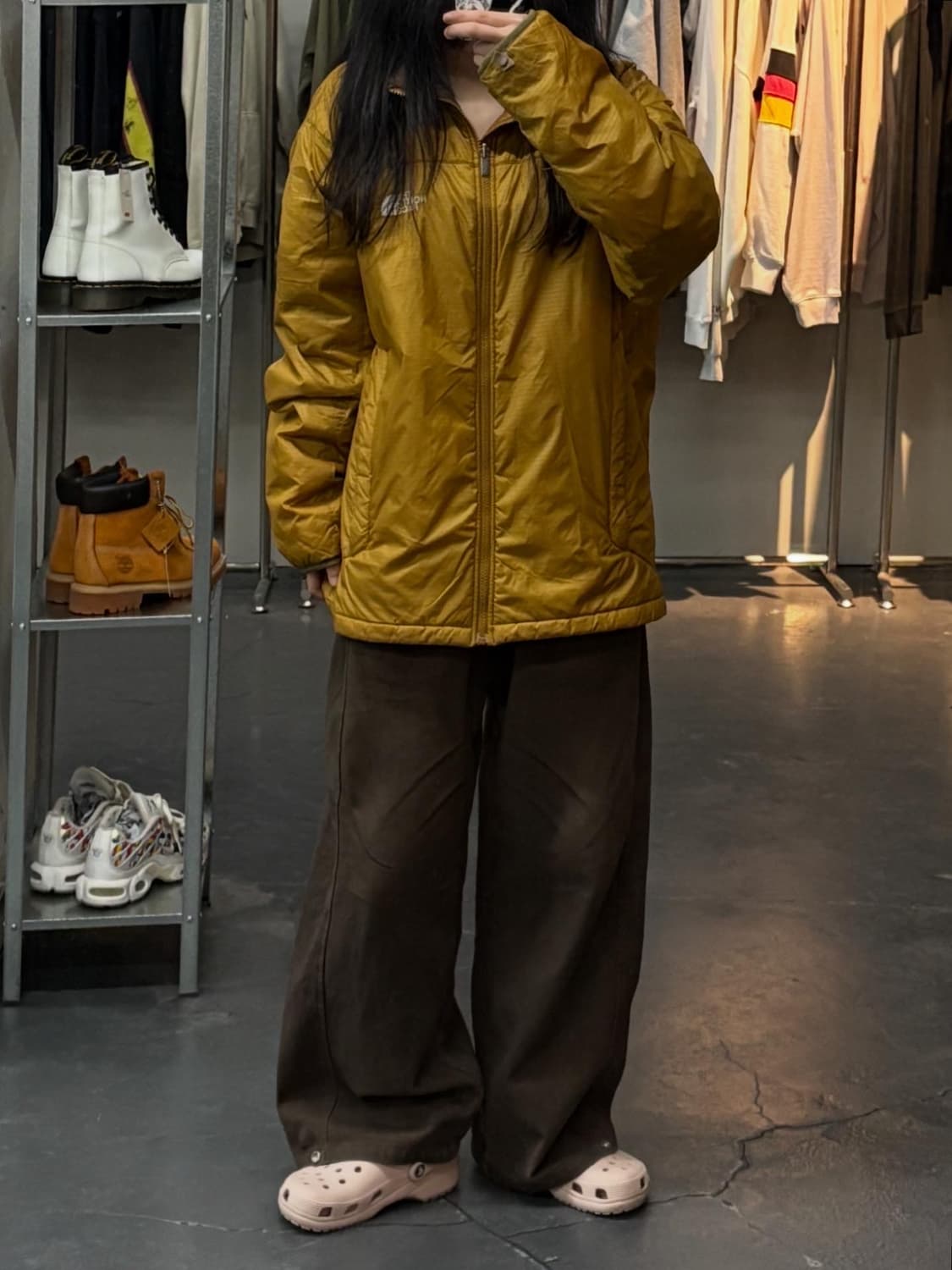 노스페이스 로고 다운패딩재킷 A2075 상품이미지1