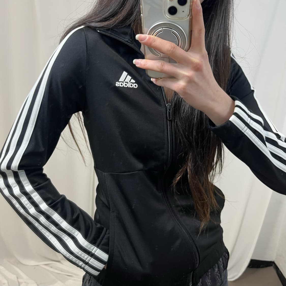 Adidas Black Track Jacket 상품이미지3