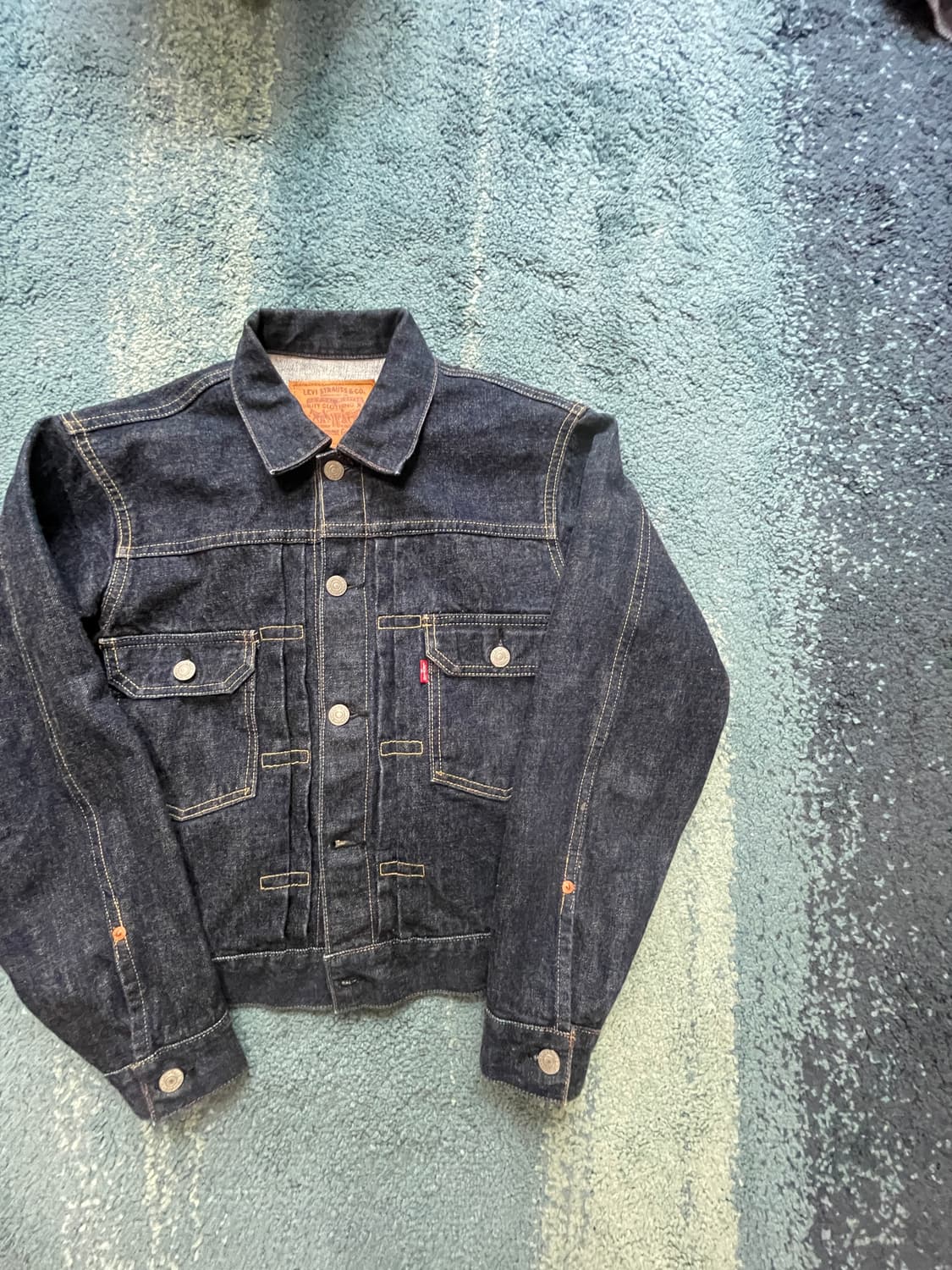 리바이스 Lvc 타입2 지쟌 콘밀  507 트러커 상품이미지3