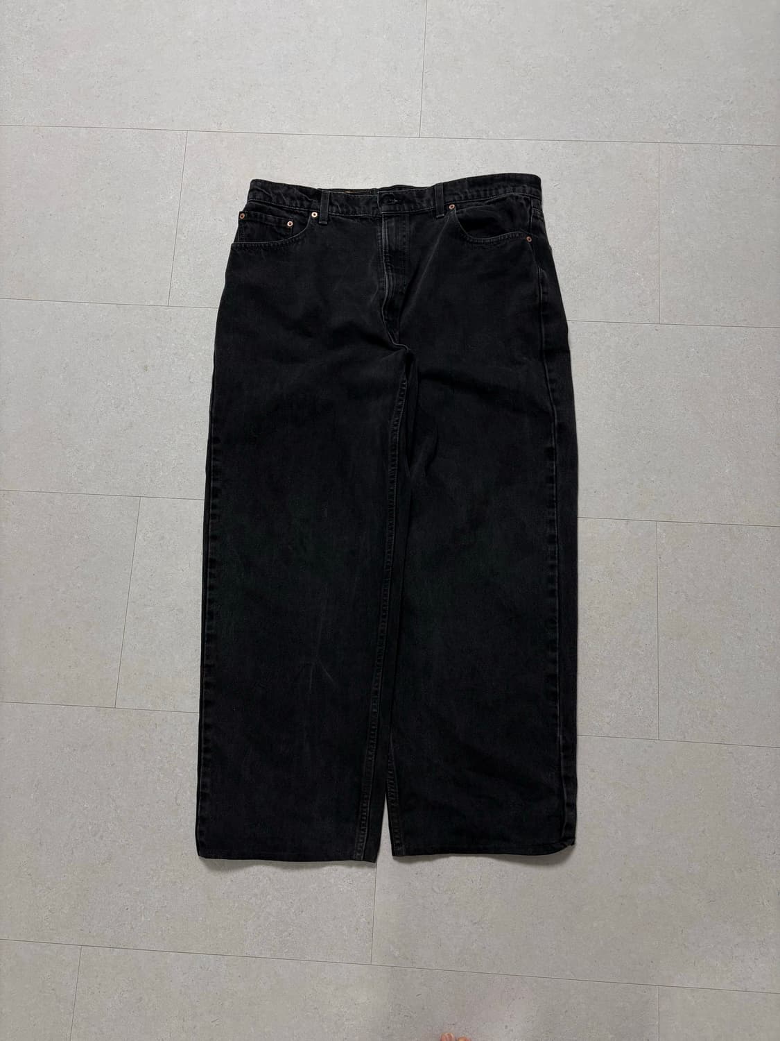 90s 리바이스 567 블랙 데님 상품이미지1