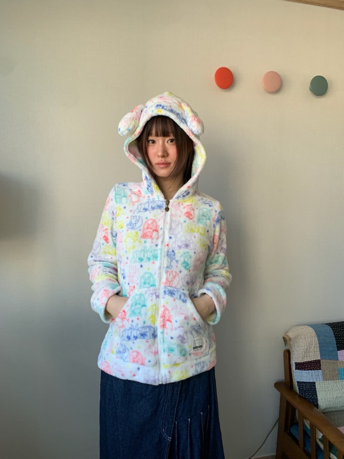 craftholic.. rabbit zip-up 상품이미지1