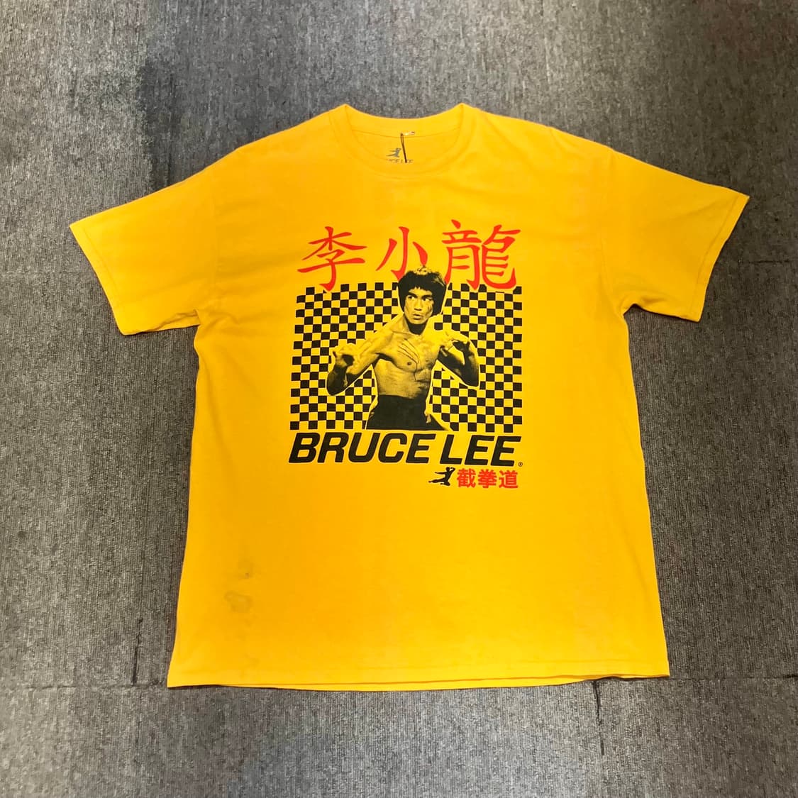 (L) Bruce lee 이소룡 빈티지 프린팅 반팔티 상품이미지6