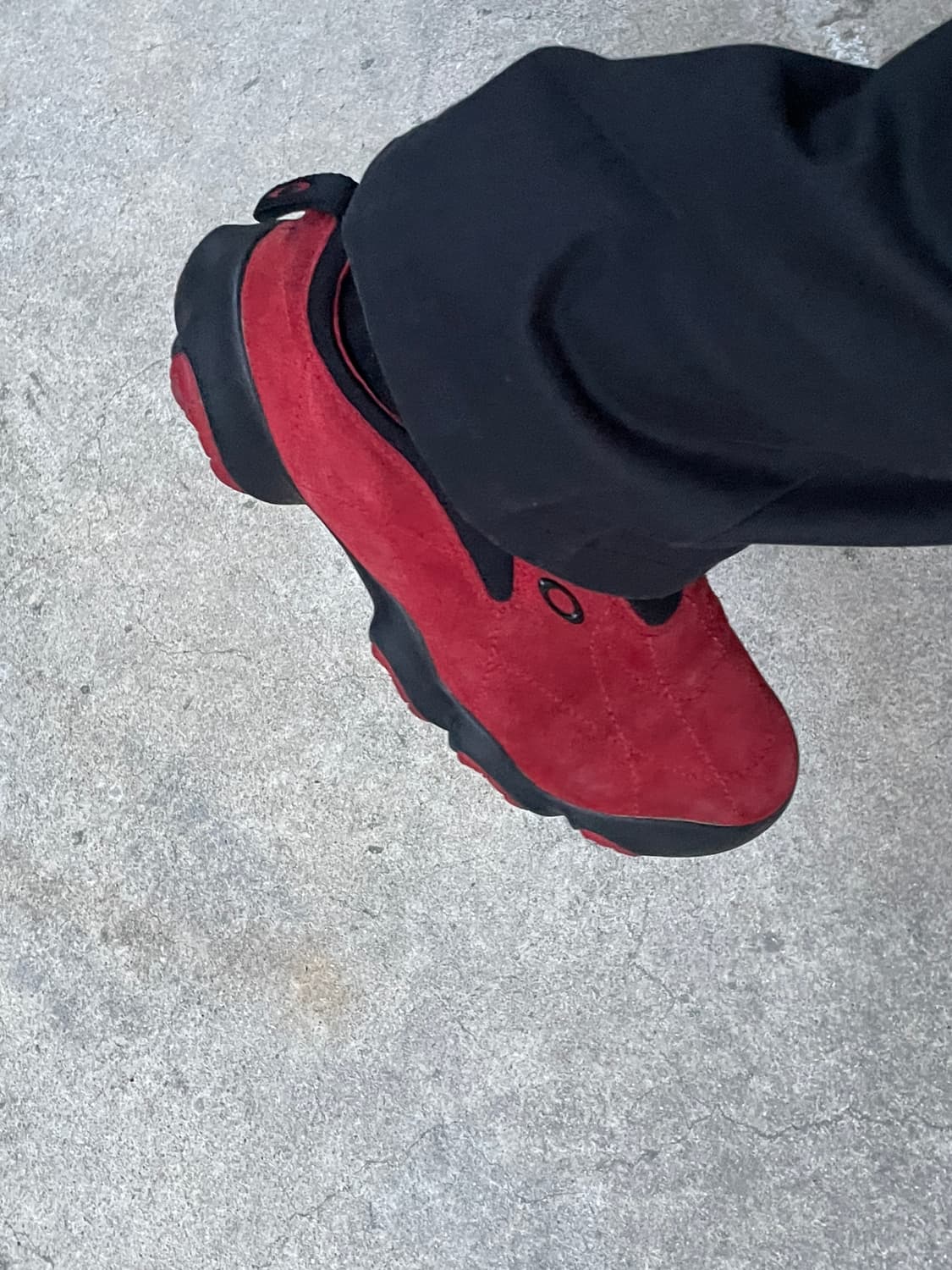 Rare)00s Oakley Bottle Cap Red Suede 상품이미지5