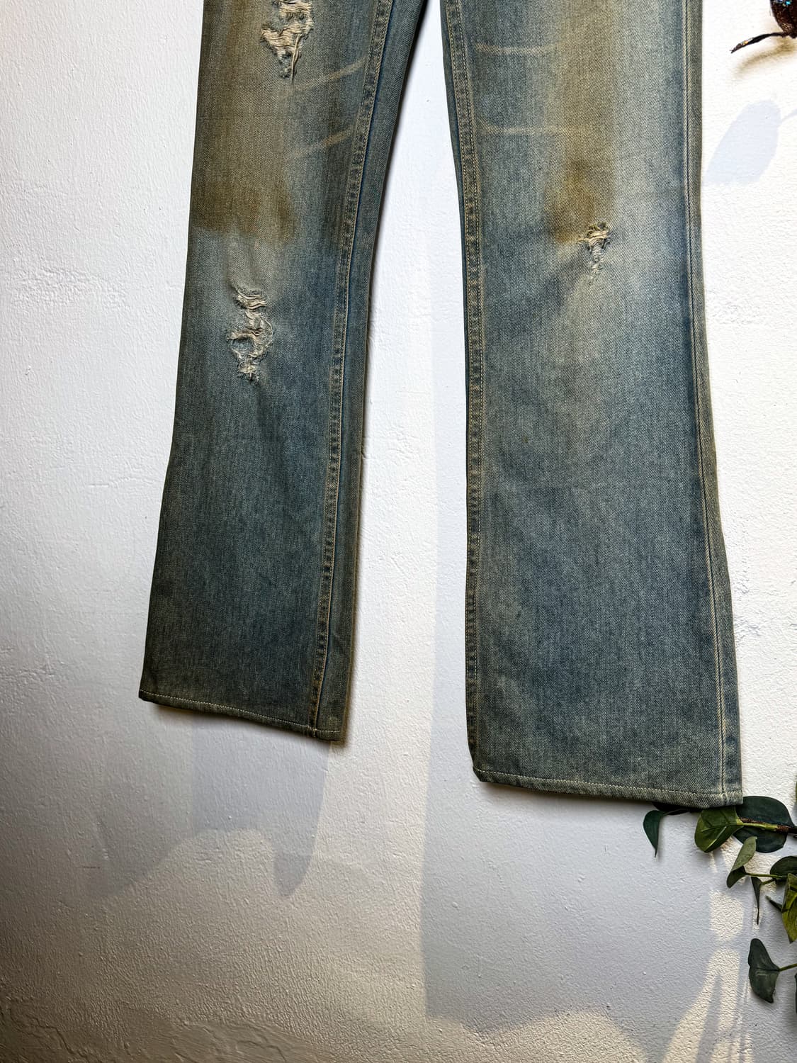 JILL STUART Distressed Flare Denim Pants 상품이미지7
