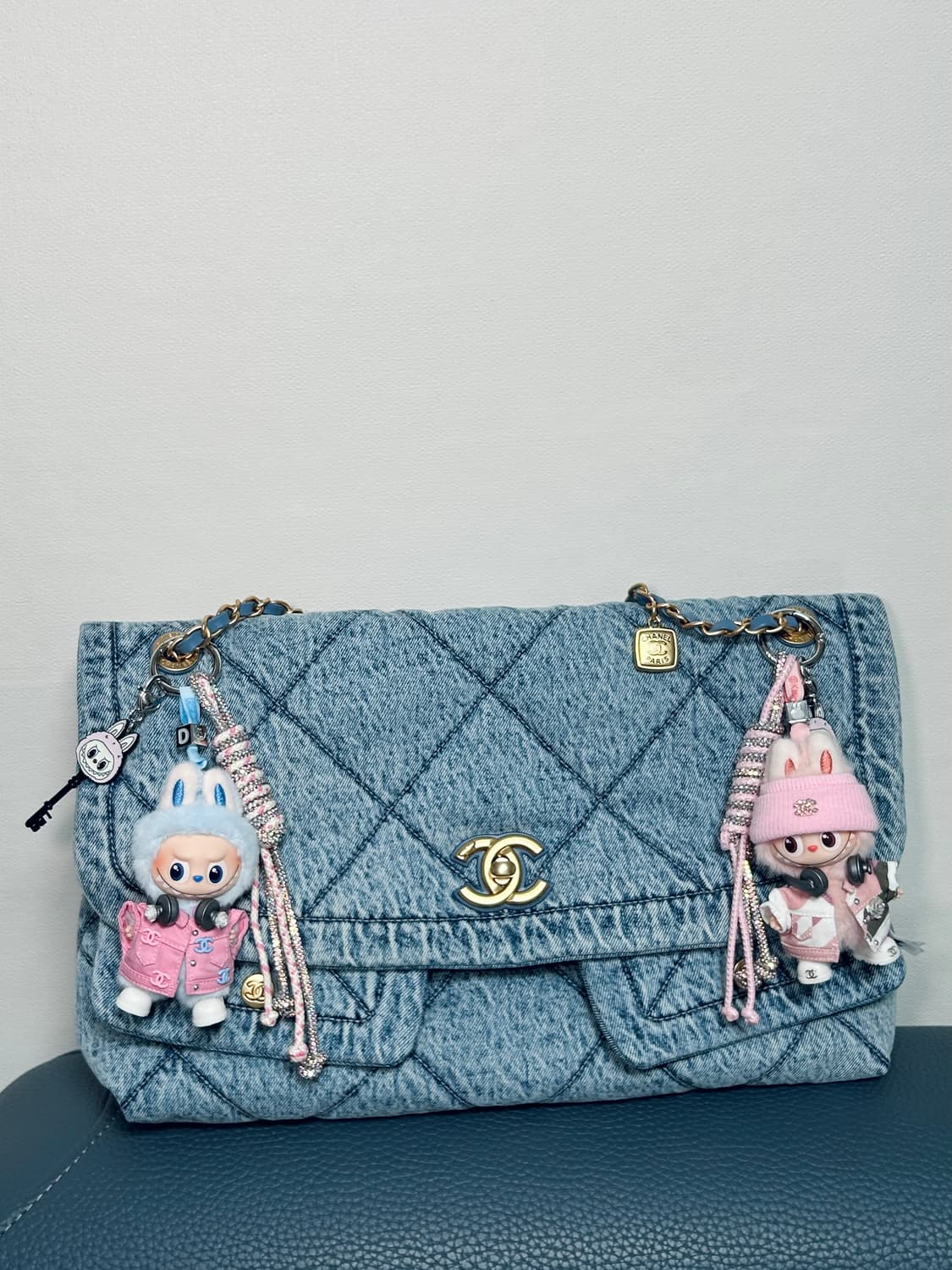 🐰미니라부부 내 마음속 비밀번호”D”커스텀키링 상품이미지6