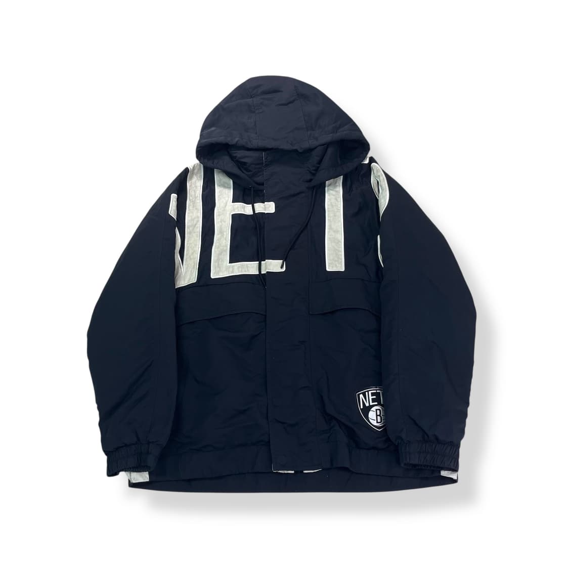 100 나이키 앰부쉬 NBA 네츠 브루클린 누빔 자켓 상품이미지1