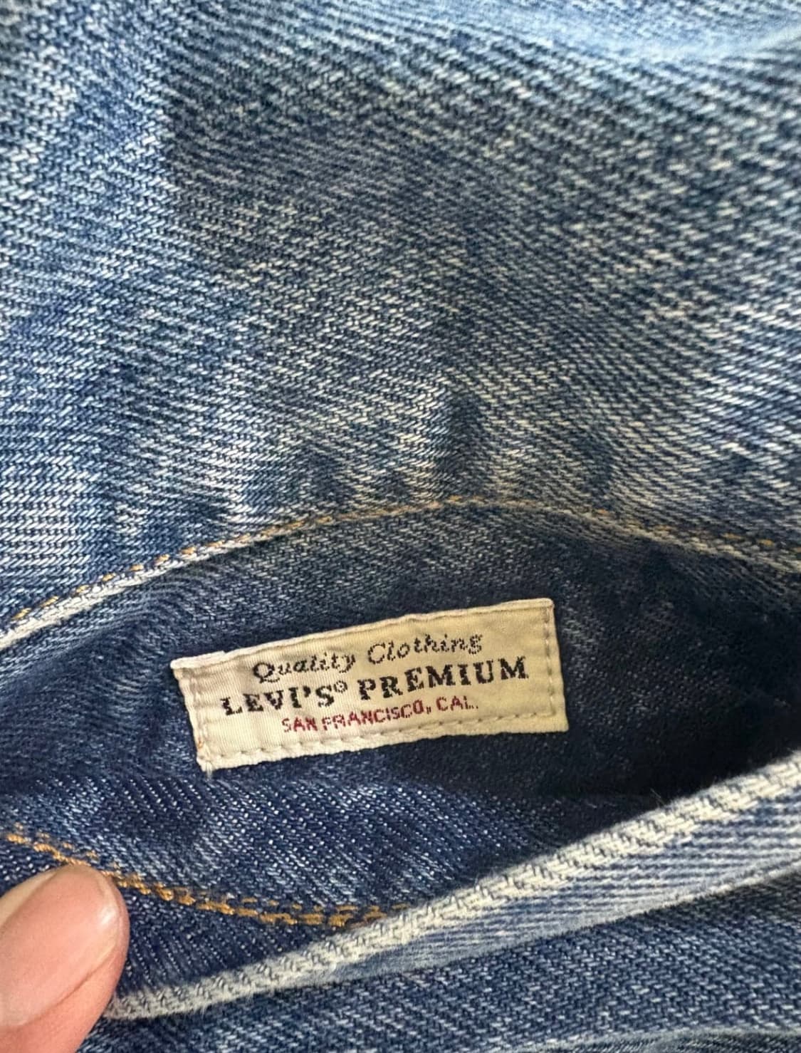 Levis 리바이스 리버시블 레오파드 청자켓 m 상품이미지4