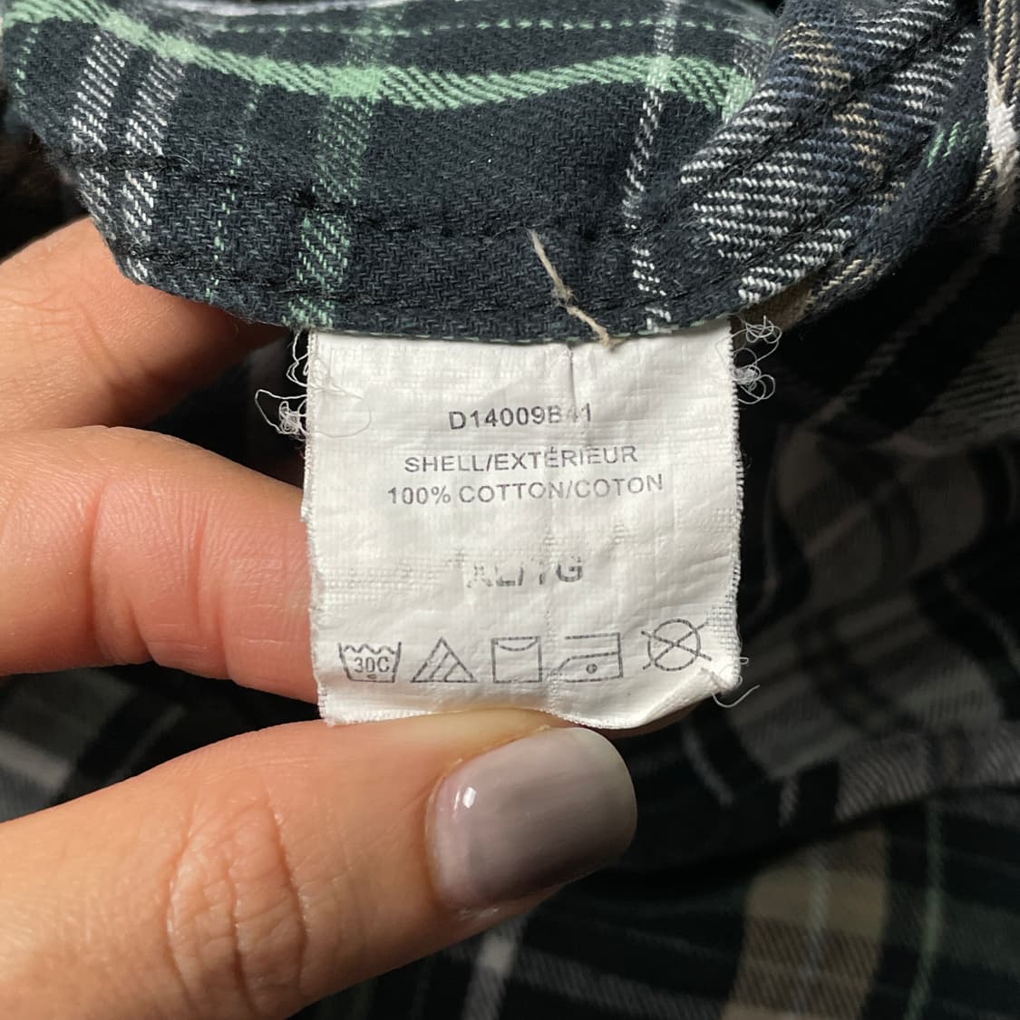 DICKIES 디키즈 빈티지 그린 체크 코튼 셔츠 A00807 상품이미지10