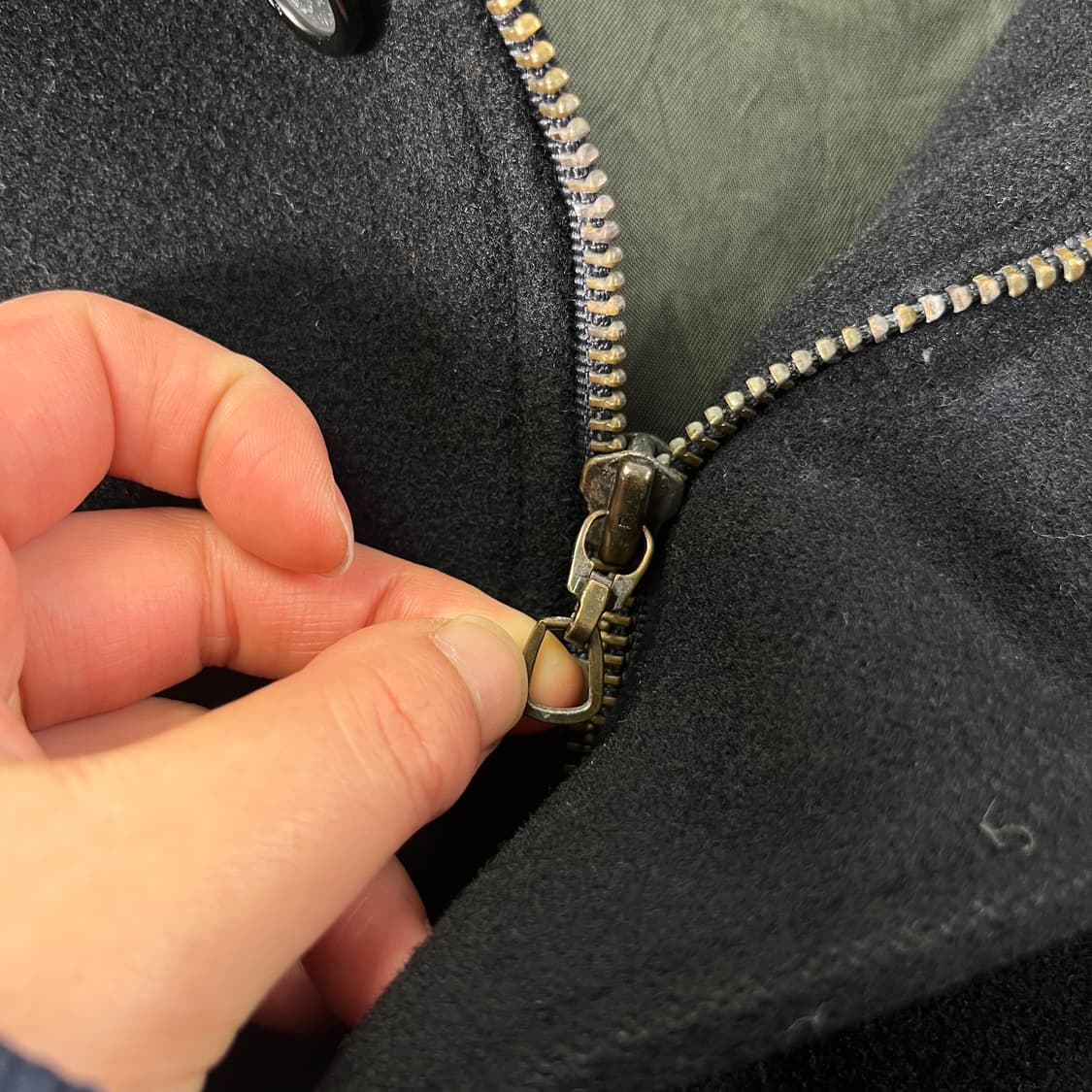 100 버버리 90s 울 블루종 자켓 상품이미지4