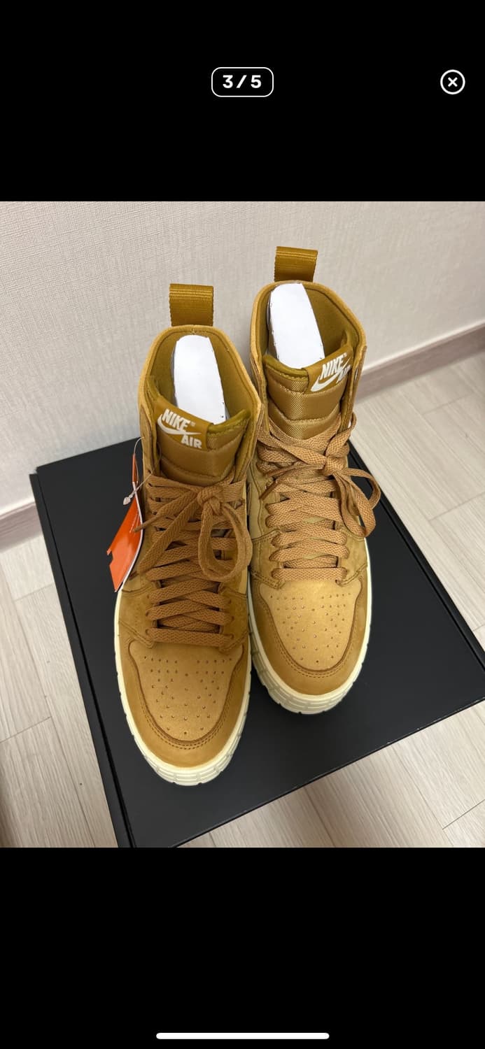 나이키 조던1 브루클린 위트 모슬린 235 상품이미지3