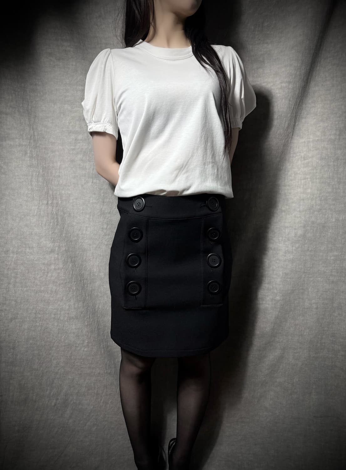 Noir Kei Ninomiya Puff Sleeve T-Shirt 상품이미지2