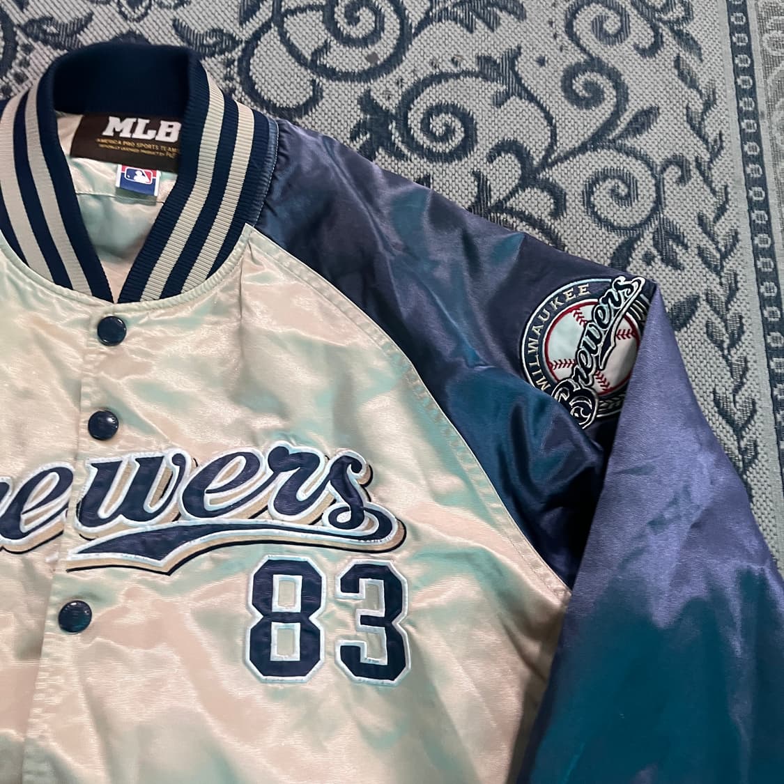 100 MLB 밀워키 브루어스 자켓/W2758 상품이미지2