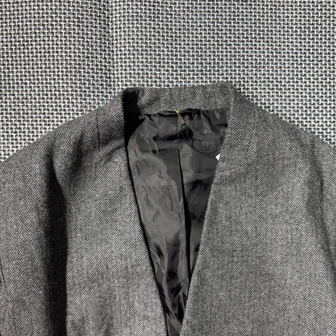 쉽스 헤링본 논카라 블레이저 그레이 ( L/OLD-7880 ) 상품이미지2