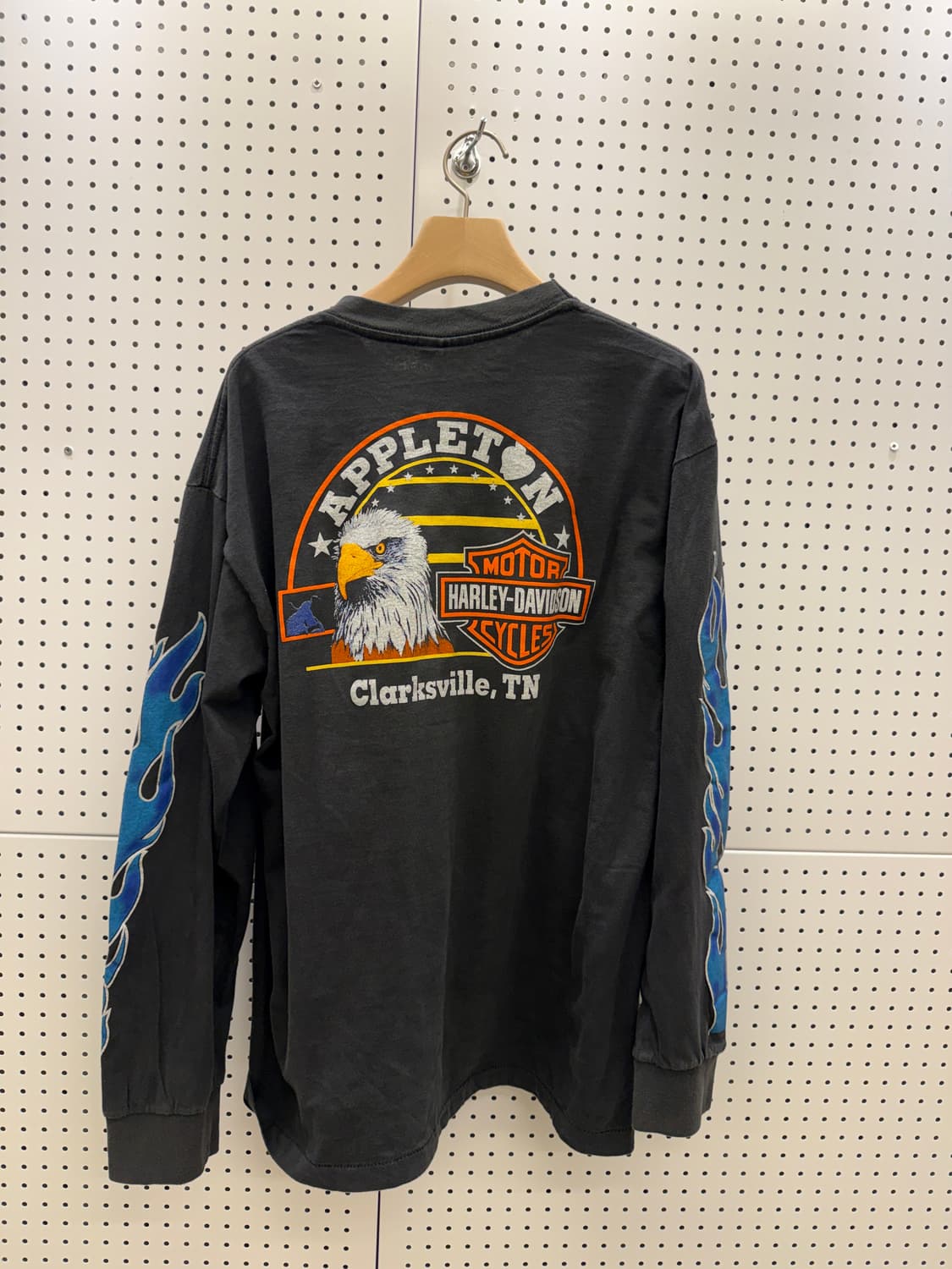 할리데이비슨 플레임 롱슬리브 티셔츠 U1158 상품이미지3